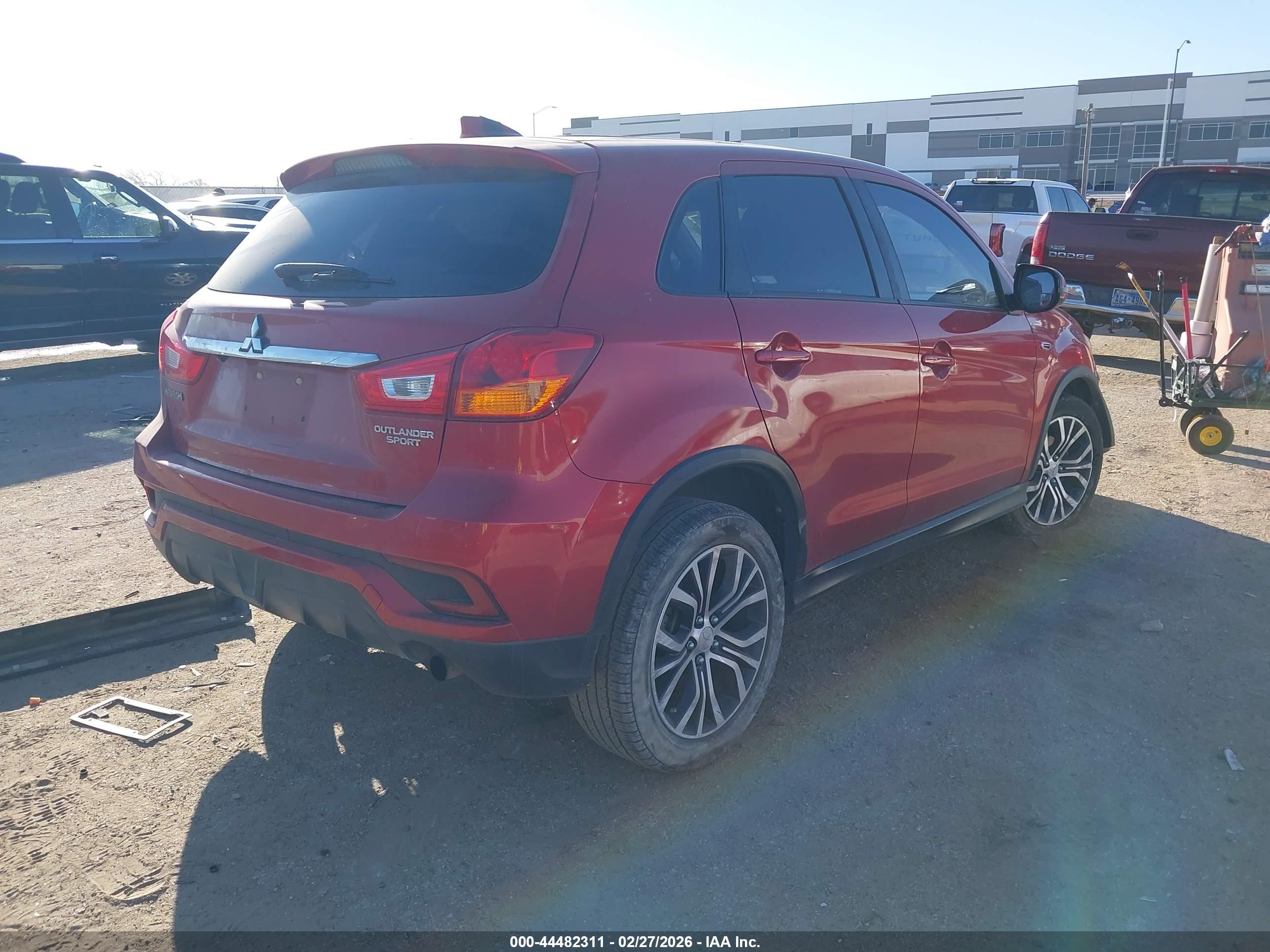 2019 Mitsubishi Outlander Sport 2.0 Es Red vin: JA4AP3AU7KU009173