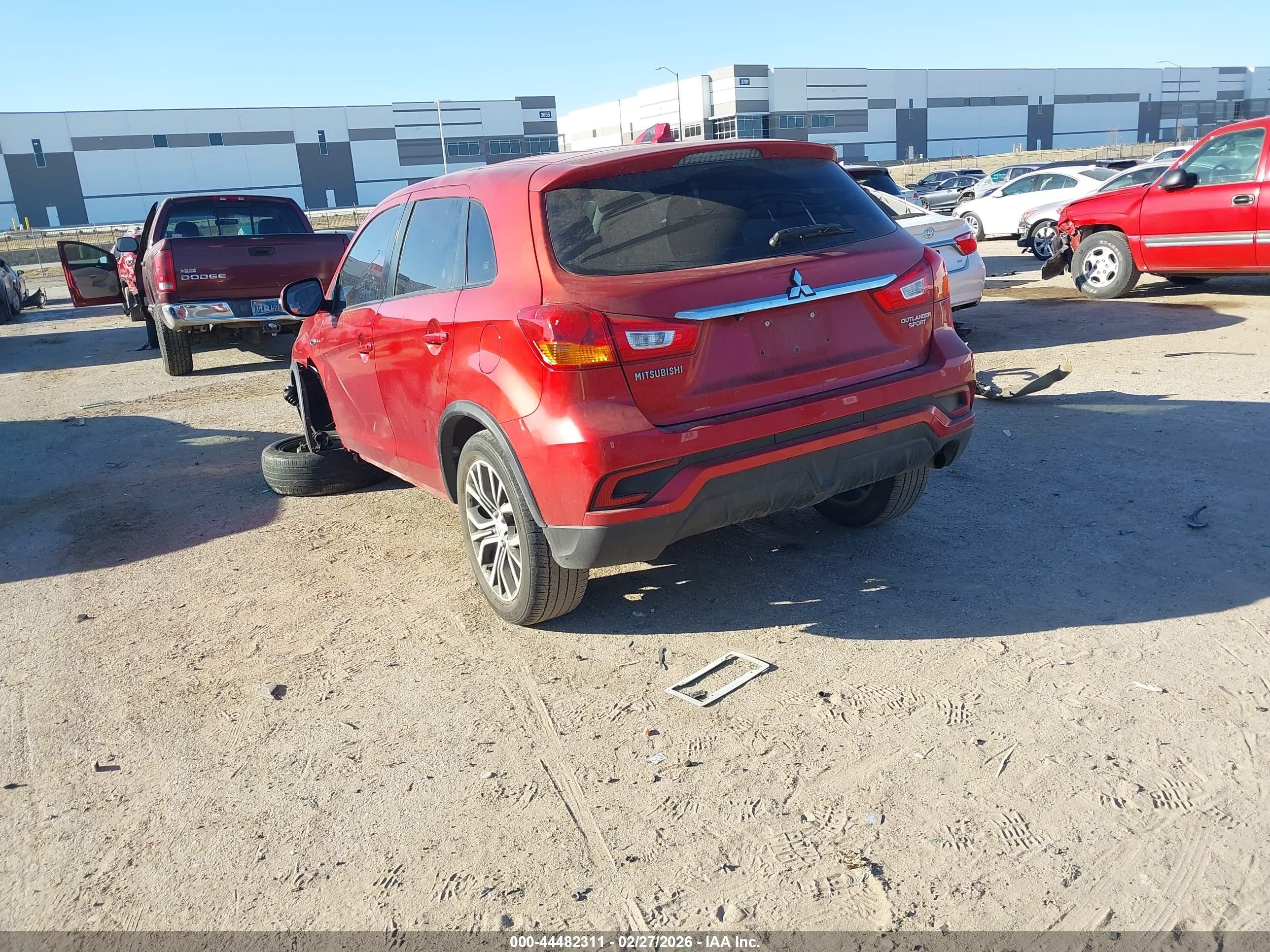 2019 Mitsubishi Outlander Sport 2.0 Es Red vin: JA4AP3AU7KU009173