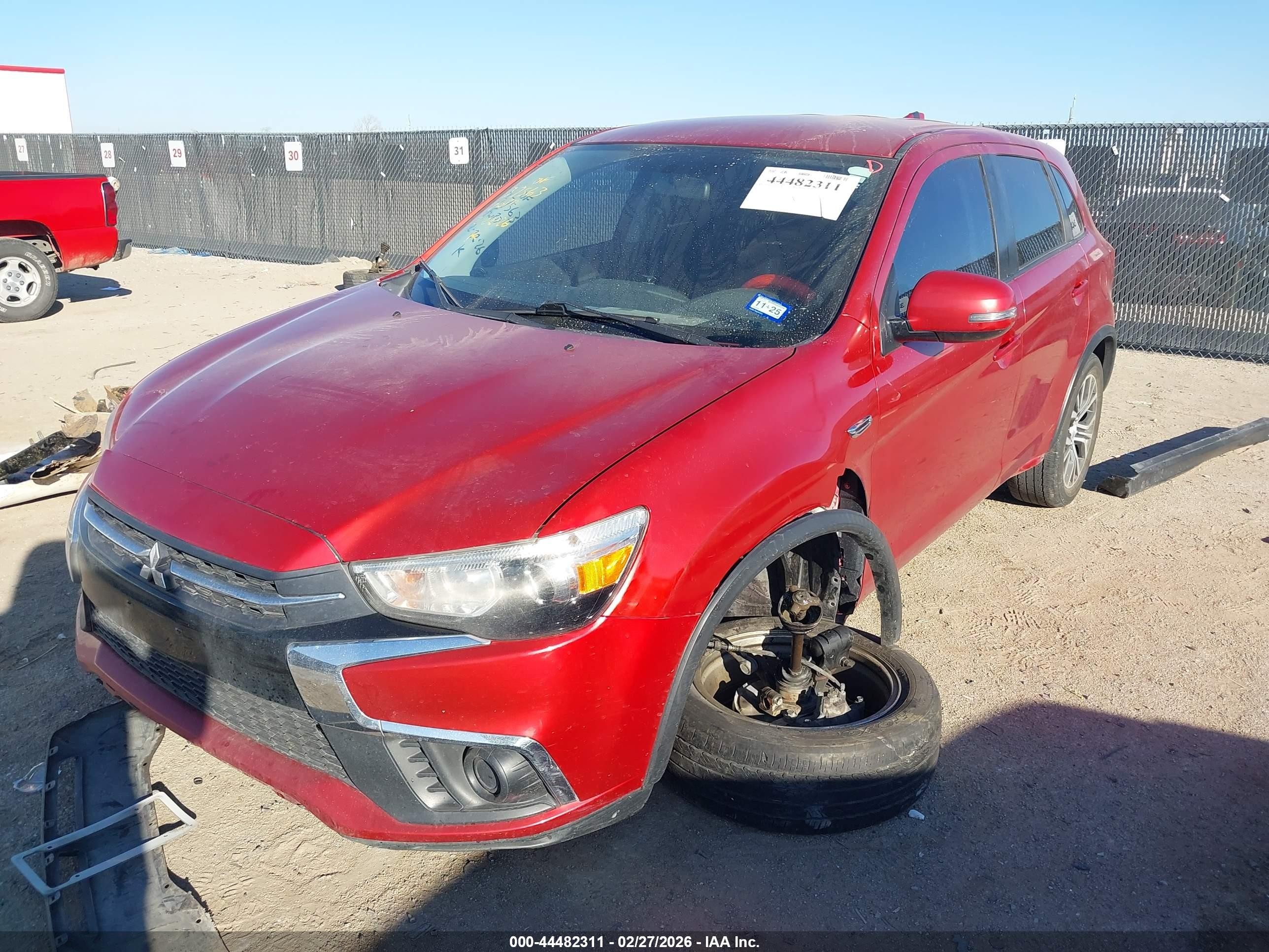 2019 Mitsubishi Outlander Sport 2.0 Es Red vin: JA4AP3AU7KU009173