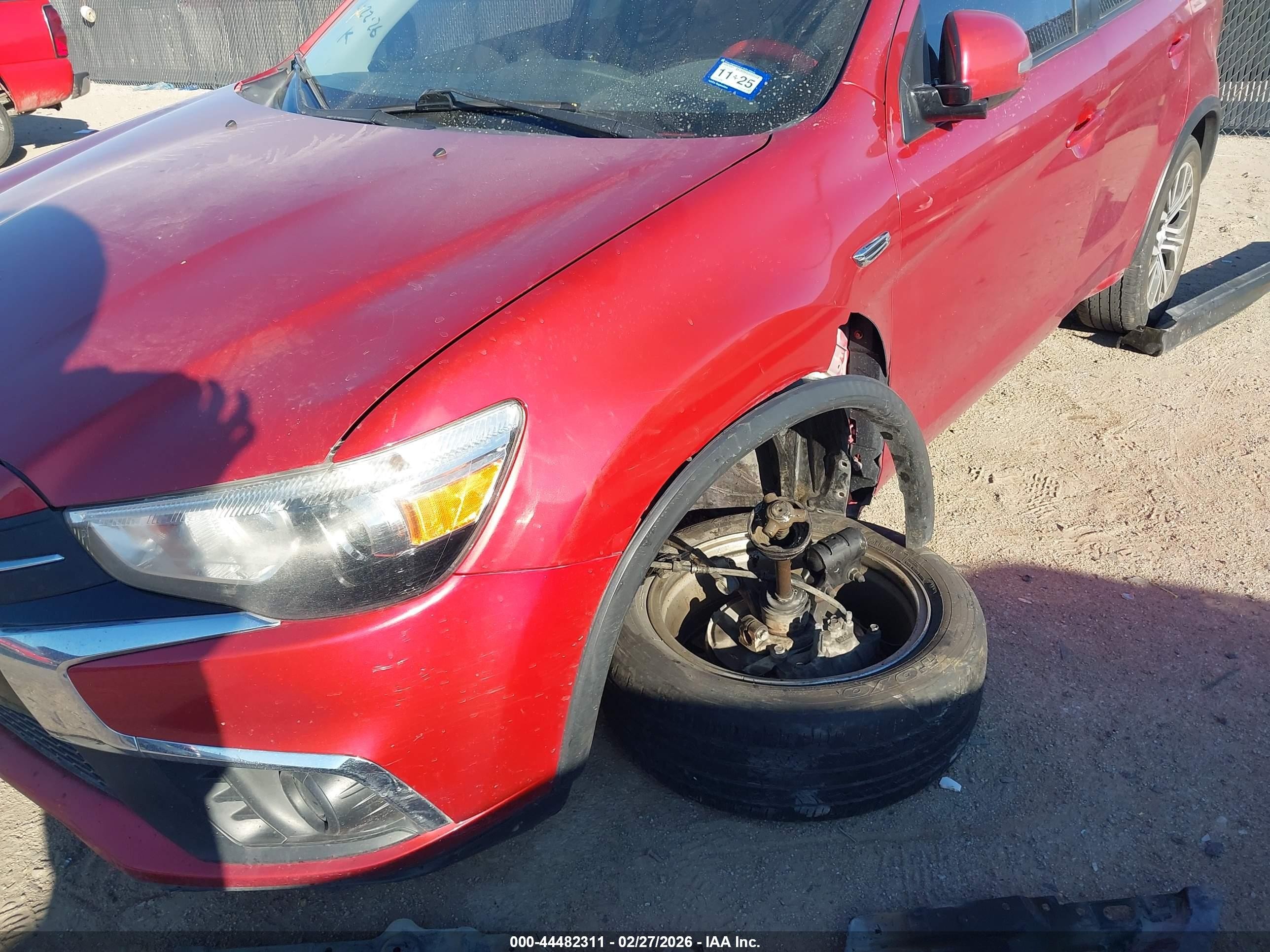 2019 Mitsubishi Outlander Sport 2.0 Es Red vin: JA4AP3AU7KU009173