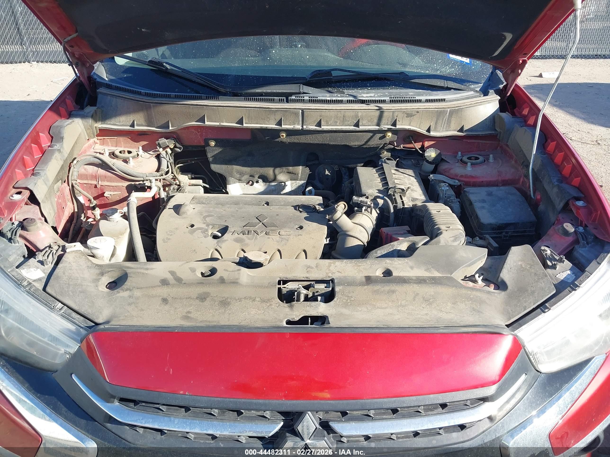 2019 Mitsubishi Outlander Sport 2.0 Es Red vin: JA4AP3AU7KU009173