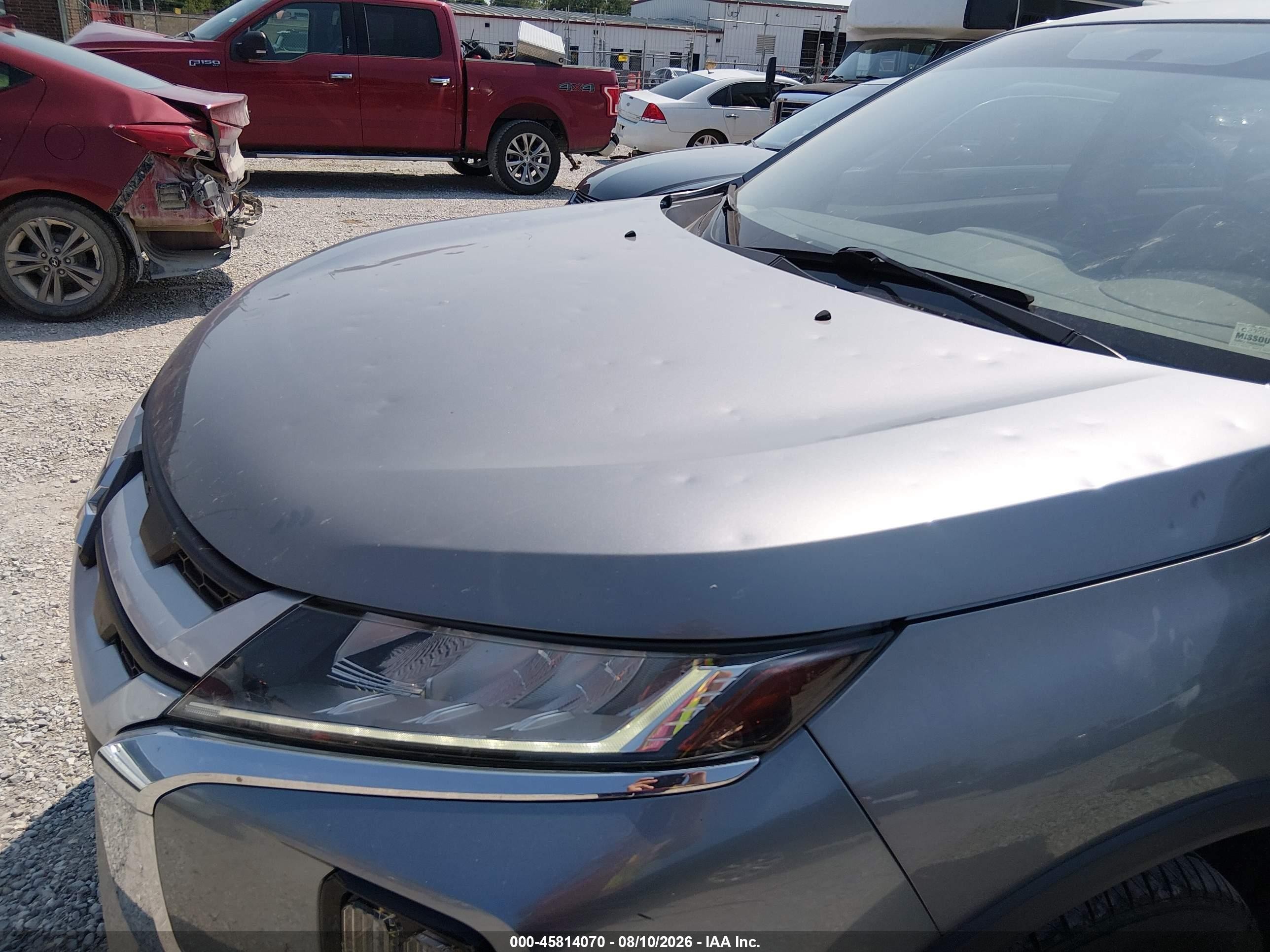 2020 Mitsubishi Outlander Sport 2.0 Es Silver vin: JA4AP3AU7LU001317