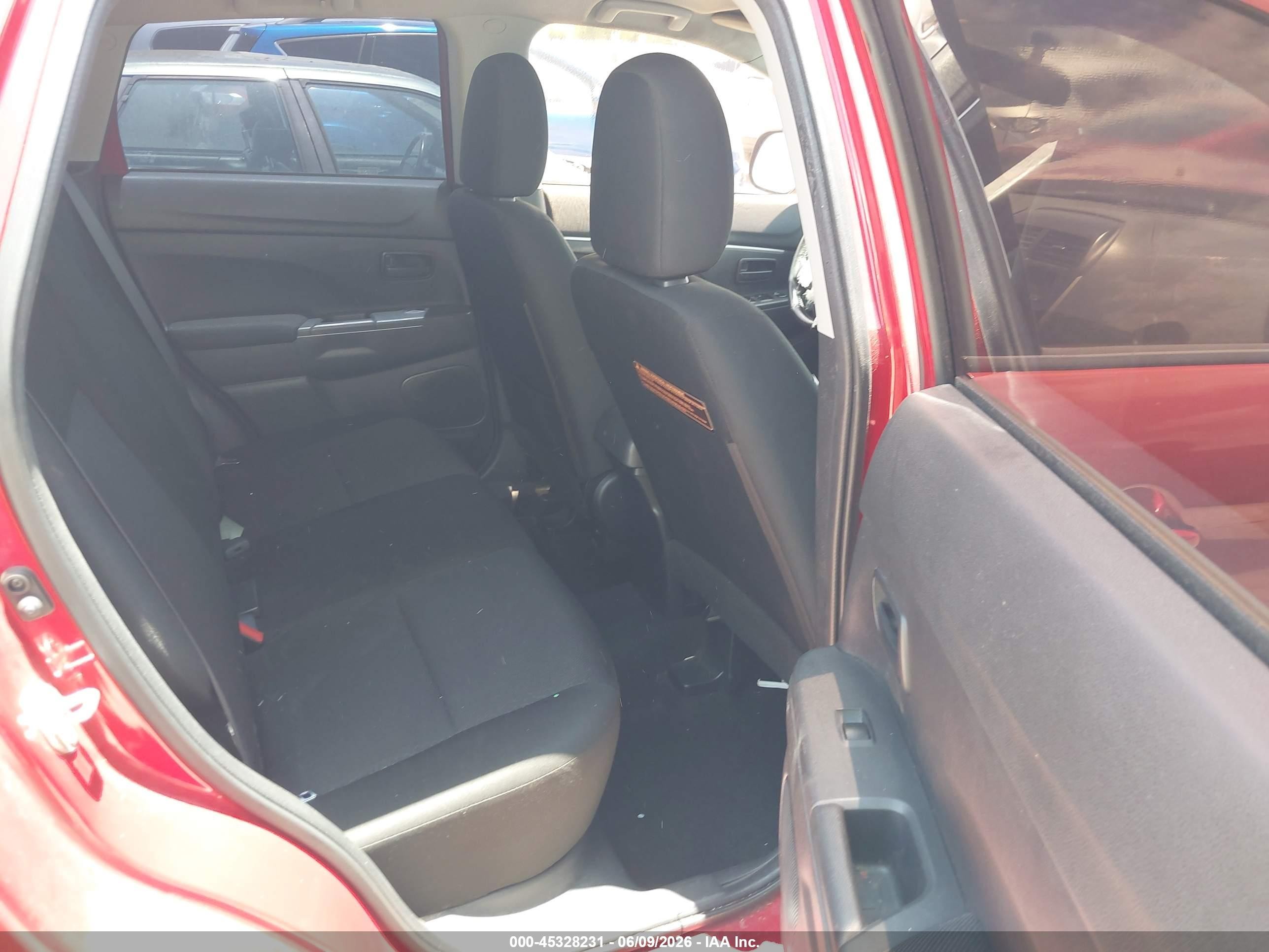 2012 Mitsubishi Outlander Sport Es Red vin: JA4AP3AU8CZ001099