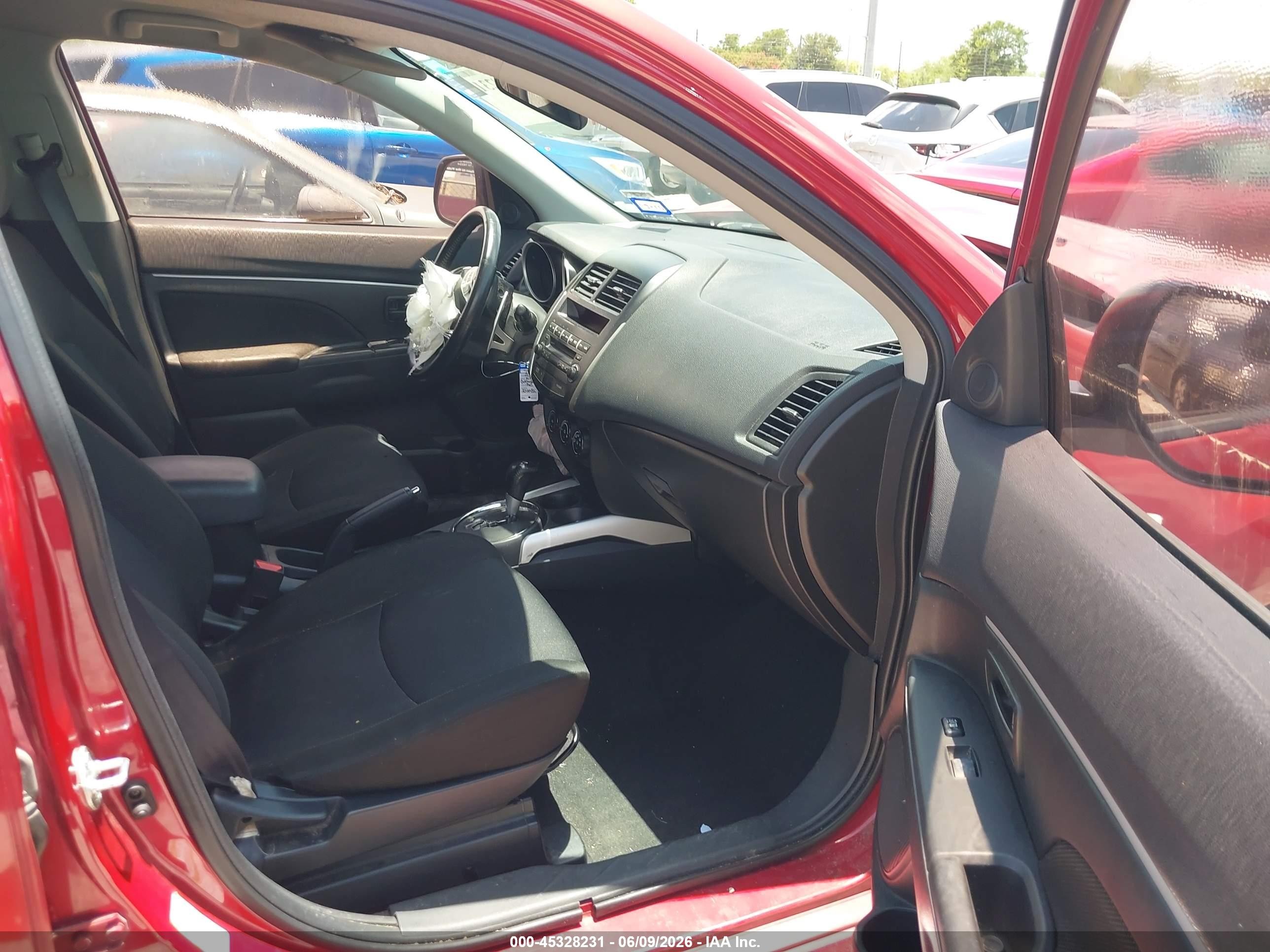 2012 Mitsubishi Outlander Sport Es Red vin: JA4AP3AU8CZ001099