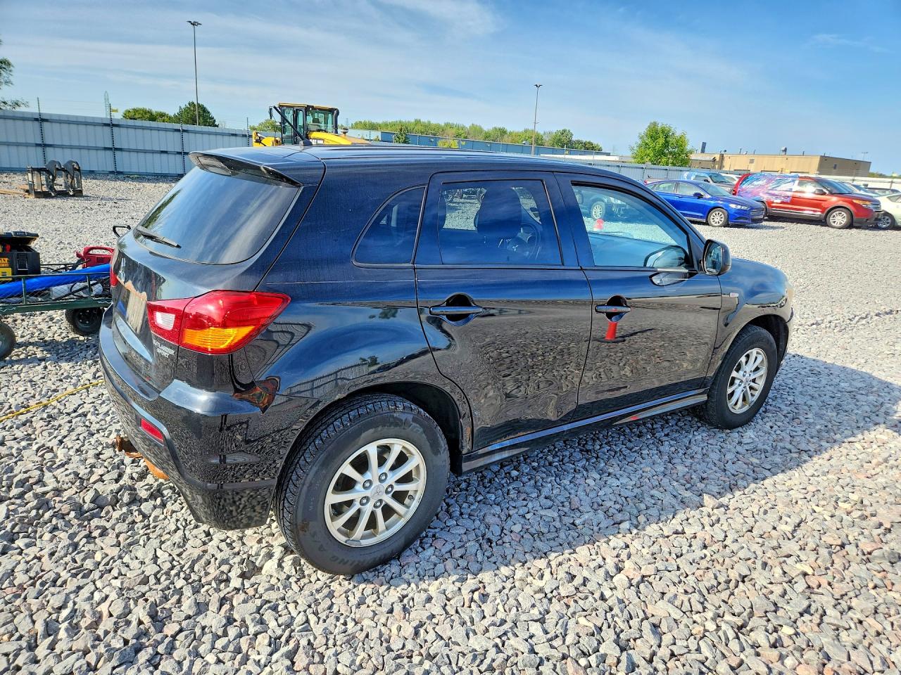 2012 Mitsubishi Outlander Sport Es Black vin: JA4AP3AU8CZ008019
