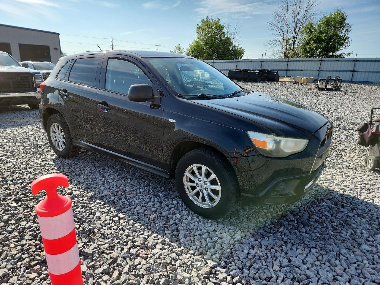 2012 Mitsubishi Outlander Sport Es Black vin: JA4AP3AU8CZ008019