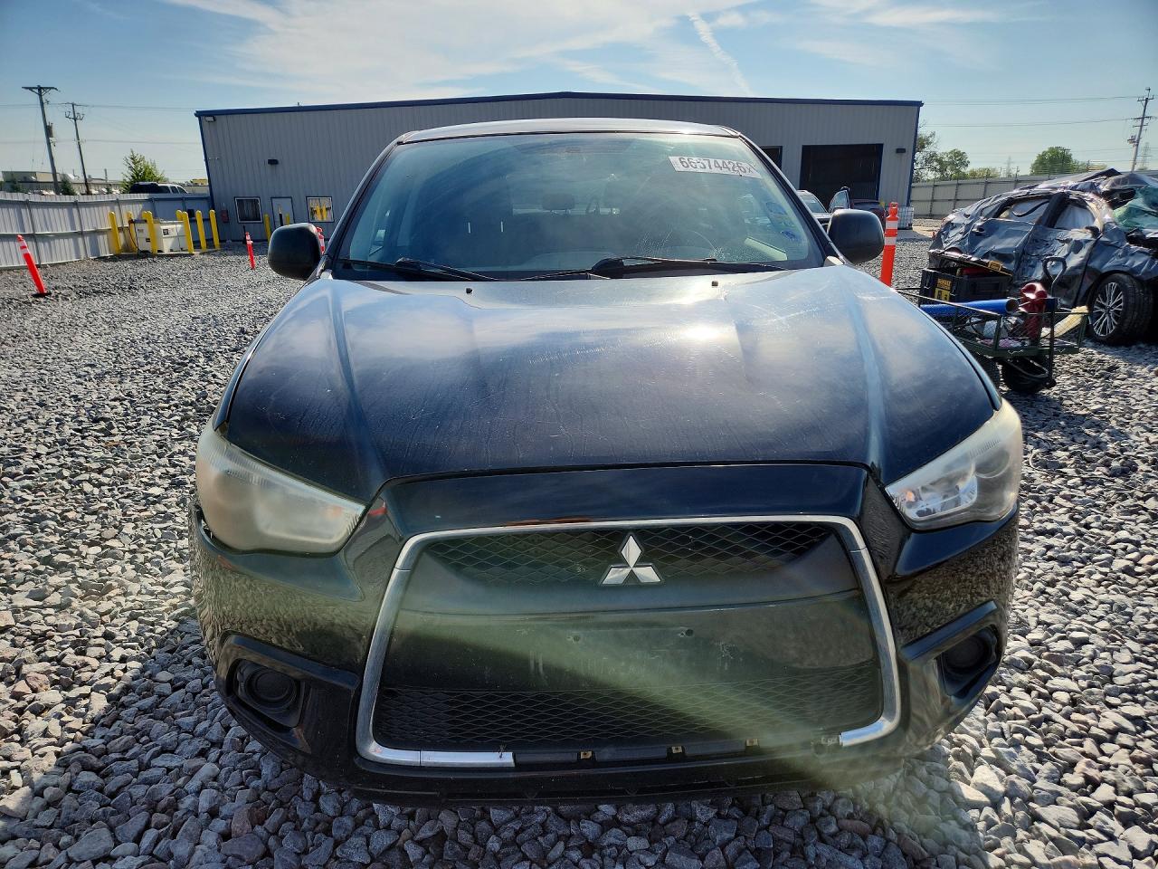 2012 Mitsubishi Outlander Sport Es Black vin: JA4AP3AU8CZ008019