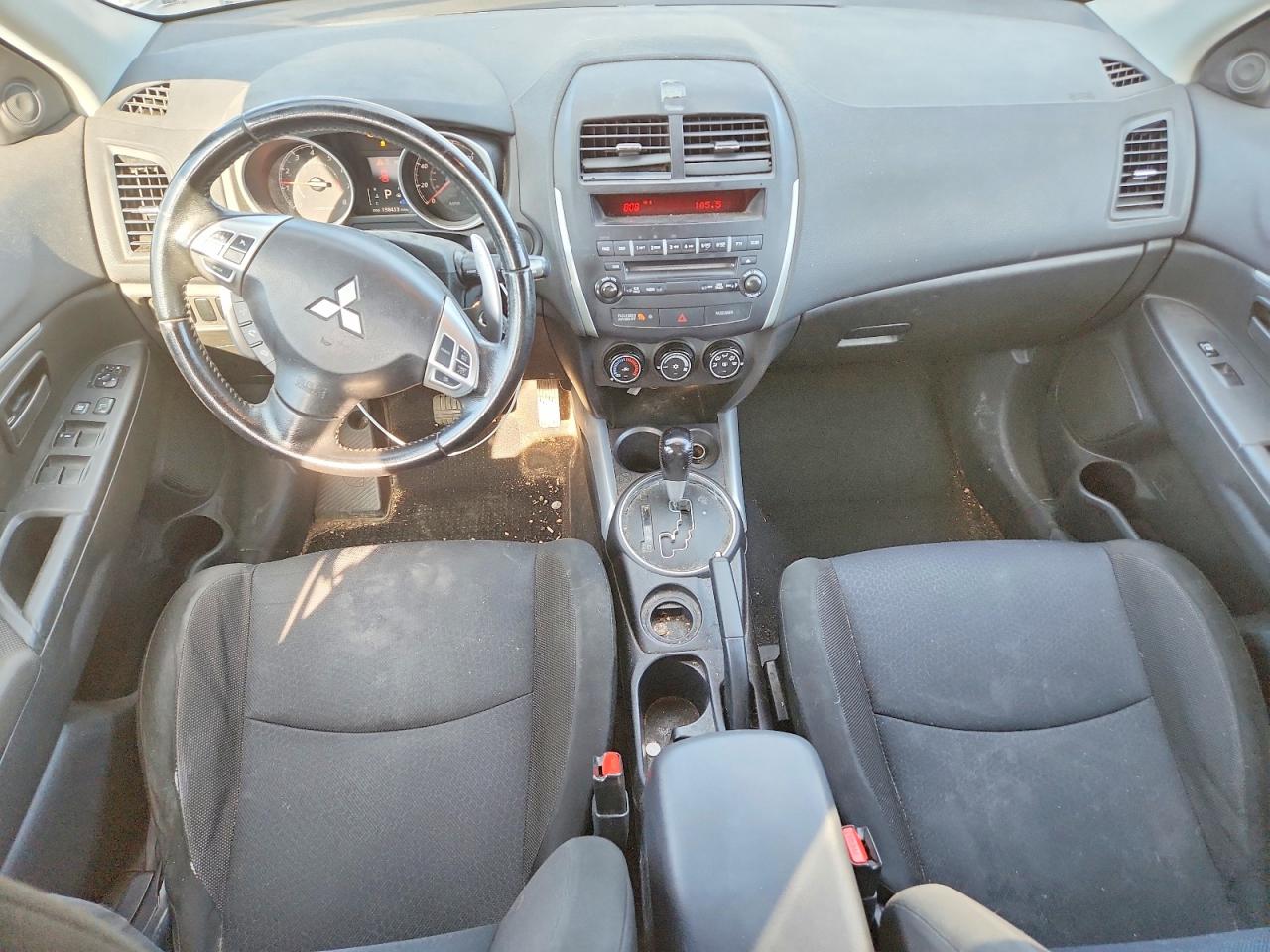 2012 Mitsubishi Outlander Sport Es Black vin: JA4AP3AU8CZ008019