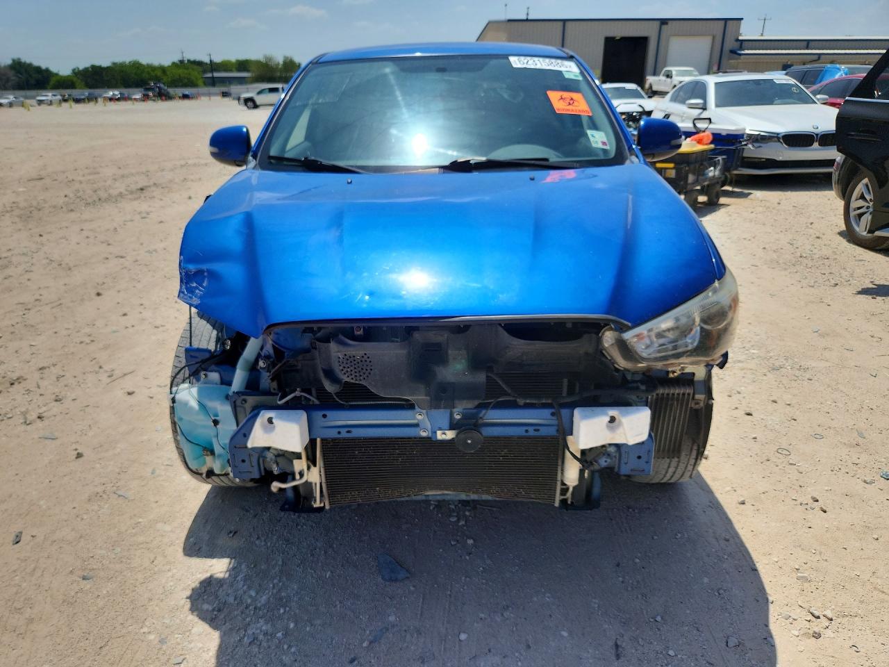 2017 Mitsubishi Outlander Sport Es Blue vin: JA4AP3AU8HZ040878