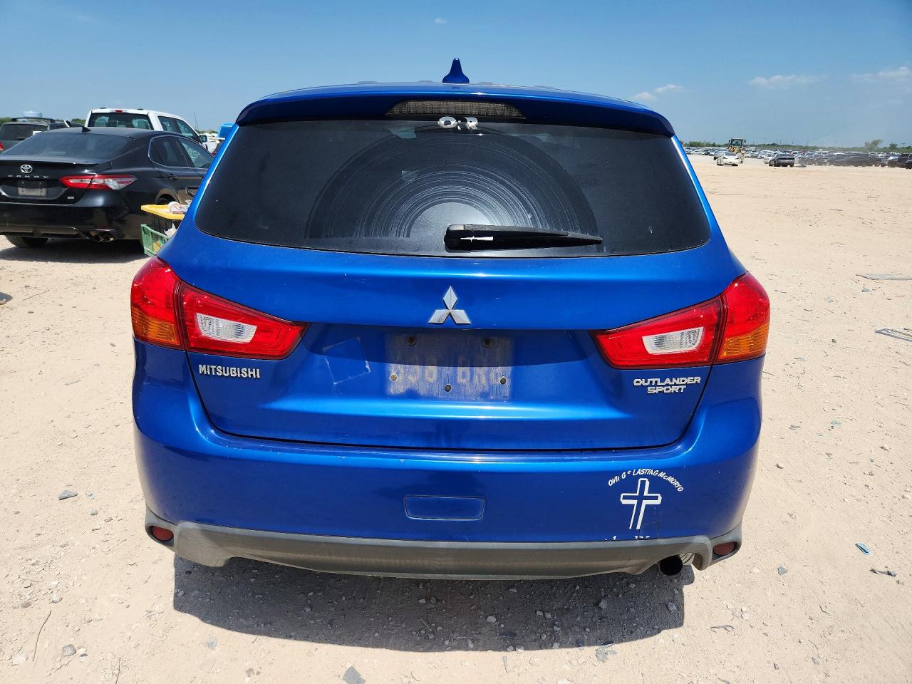 2017 Mitsubishi Outlander Sport Es Blue vin: JA4AP3AU8HZ040878