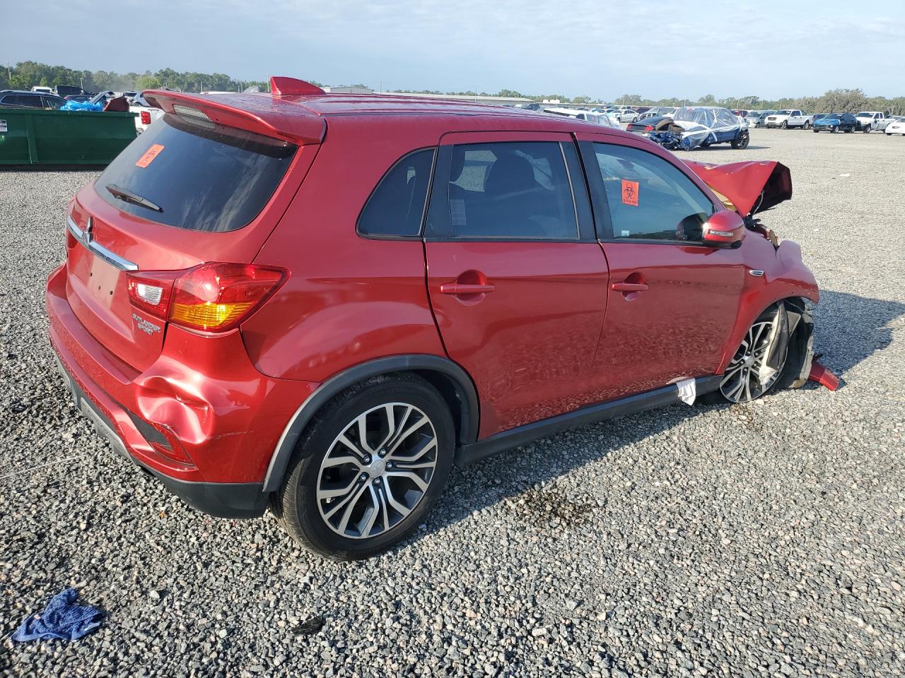 2019 Mitsubishi Outlander Sport Es Red vin: JA4AP3AU8KU004029