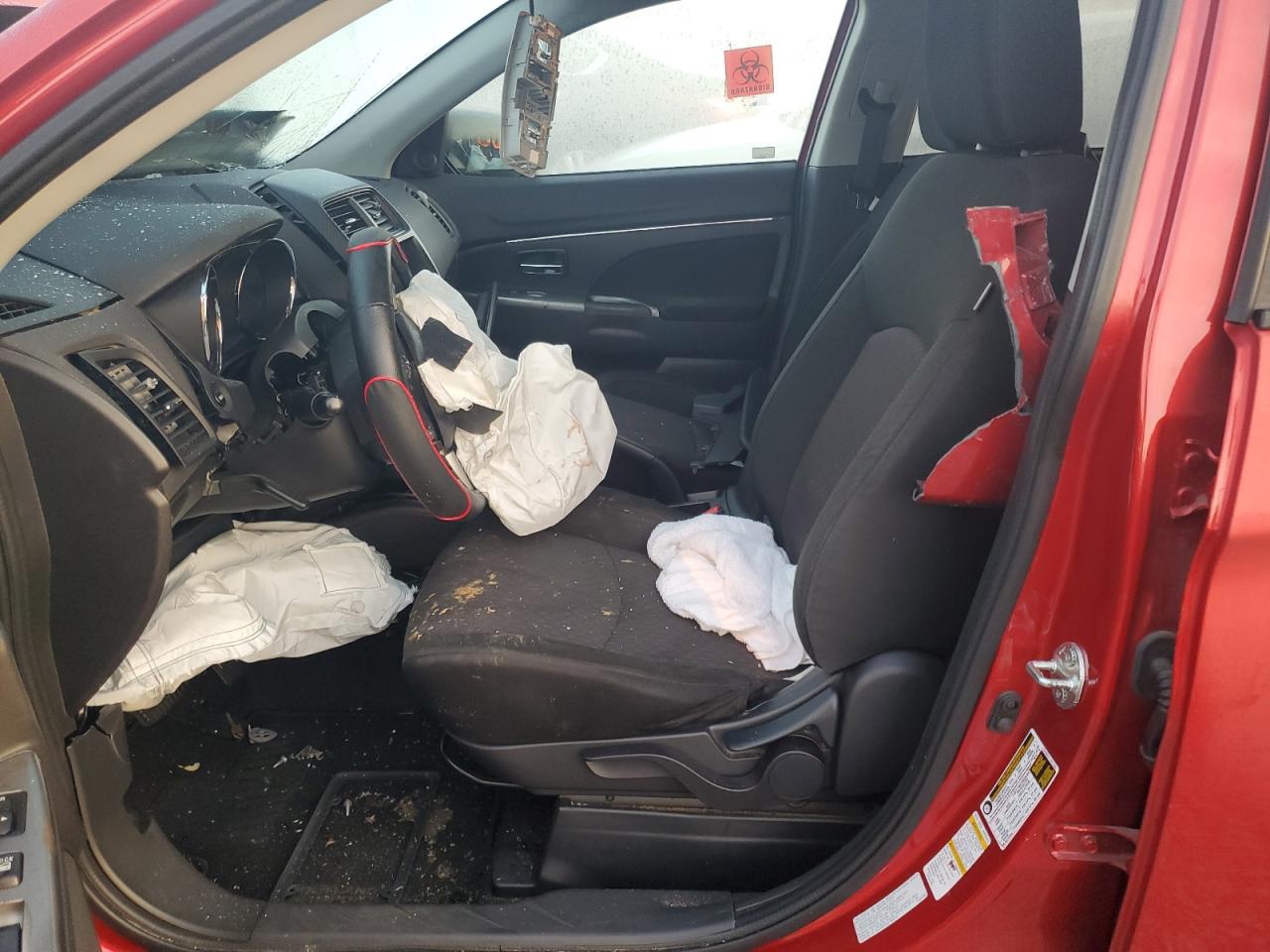 2019 Mitsubishi Outlander Sport Es Red vin: JA4AP3AU8KU004029