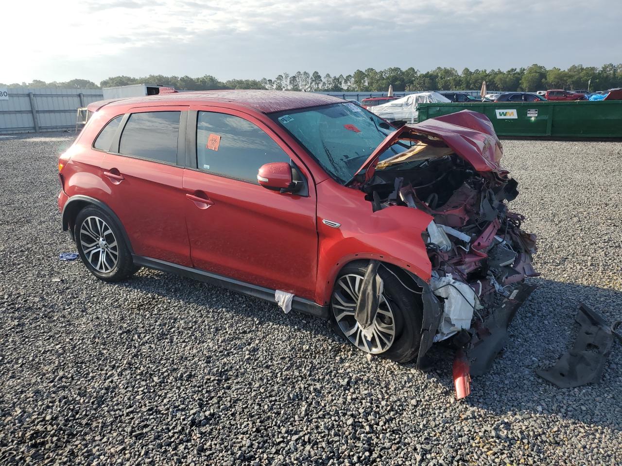 2019 Mitsubishi Outlander Sport Es Red vin: JA4AP3AU8KU004029