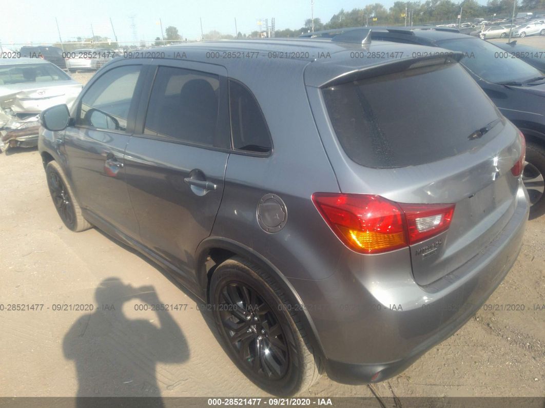 2017 Mitsubishi Outlander Sport 2.0 Gray vin: JA4AP3AUXHZ036265