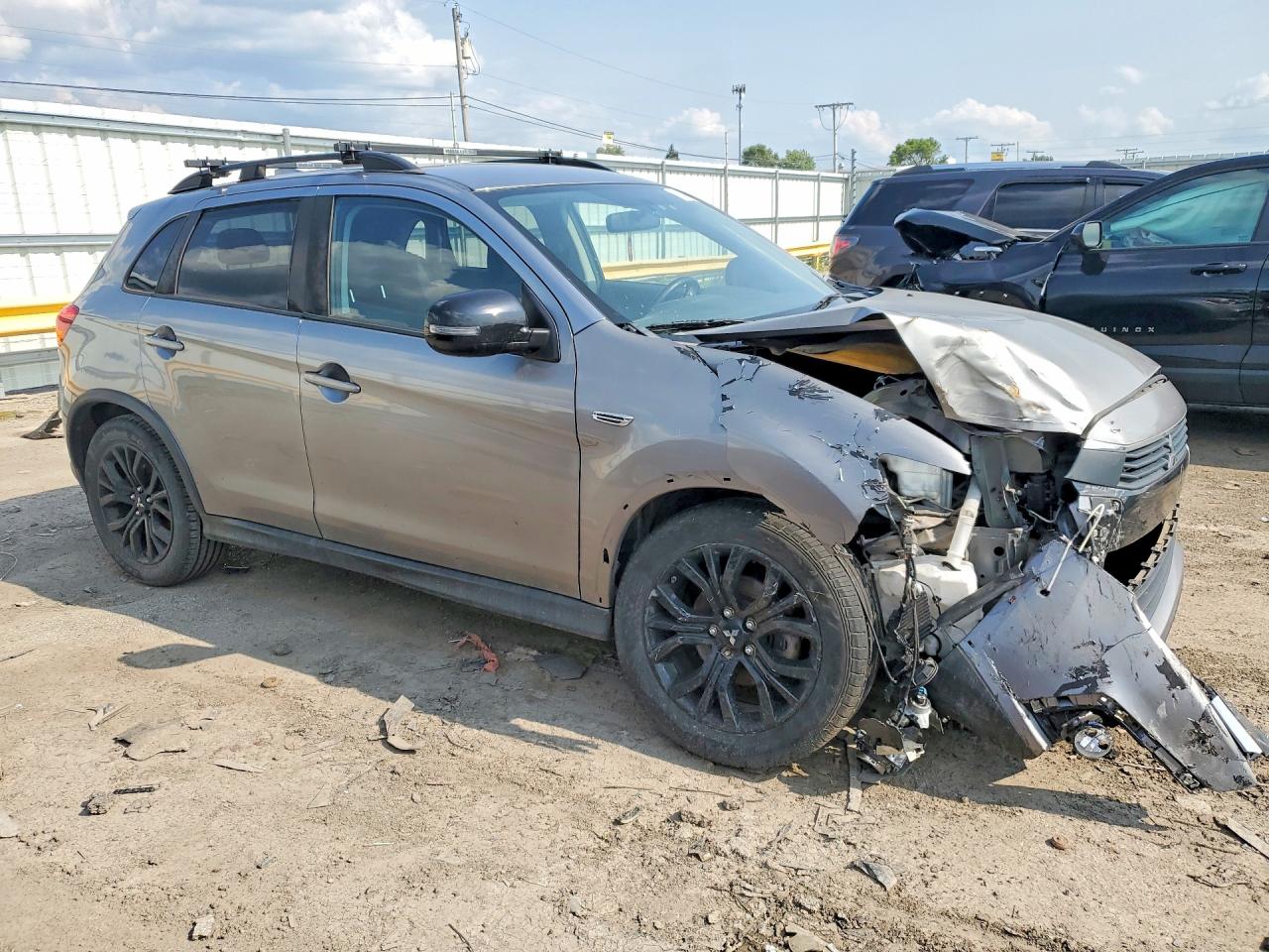 2017 Mitsubishi Outlander Sport Es Silver vin: JA4AP3AUXHZ036265