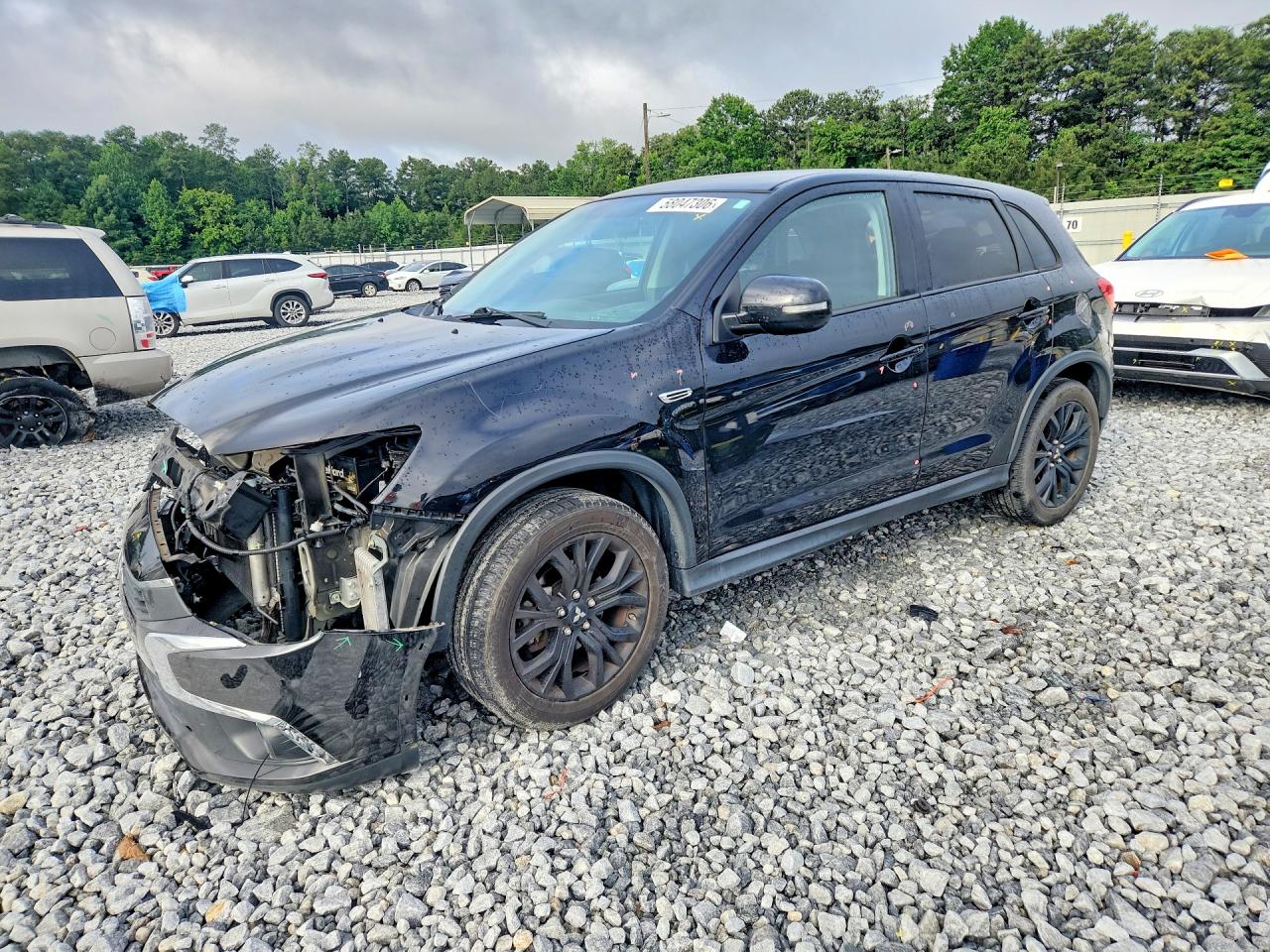 2017 Mitsubishi Outlander Sport Es Black vin: JA4AP3AUXHZ041675