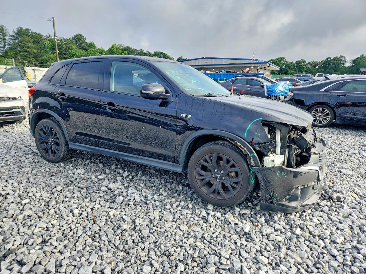 2017 Mitsubishi Outlander Sport Es Black vin: JA4AP3AUXHZ041675