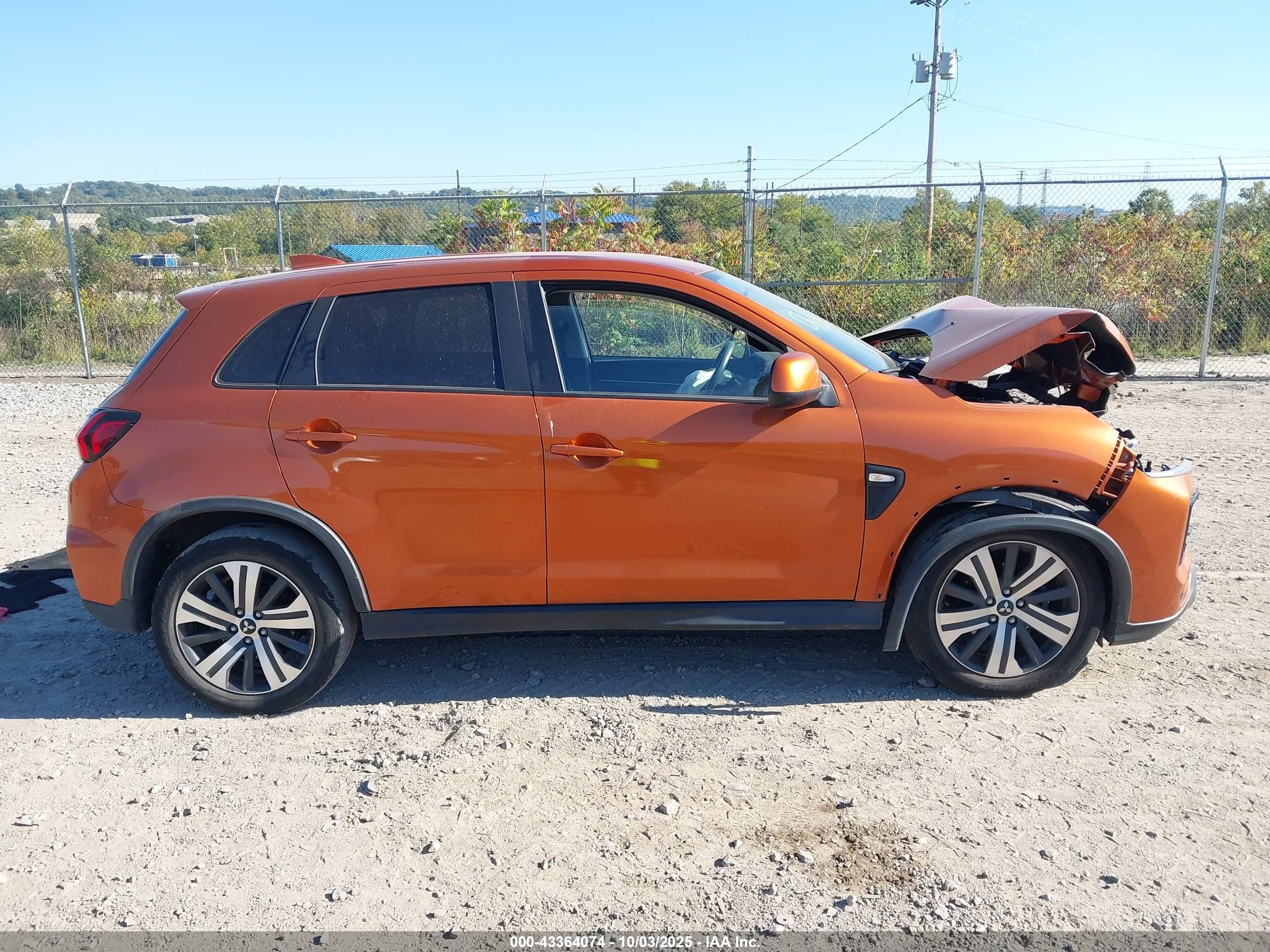 2020 Mitsubishi Outlander Sport 2.0 Es Оранжевый vin: JA4AP3AUXLU030441