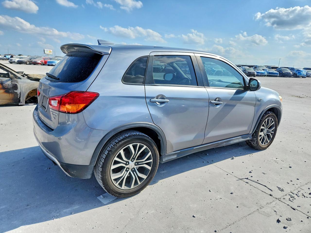 2017 Mitsubishi Outlander Sport Es Gray vin: JA4AP3AW0HZ025728