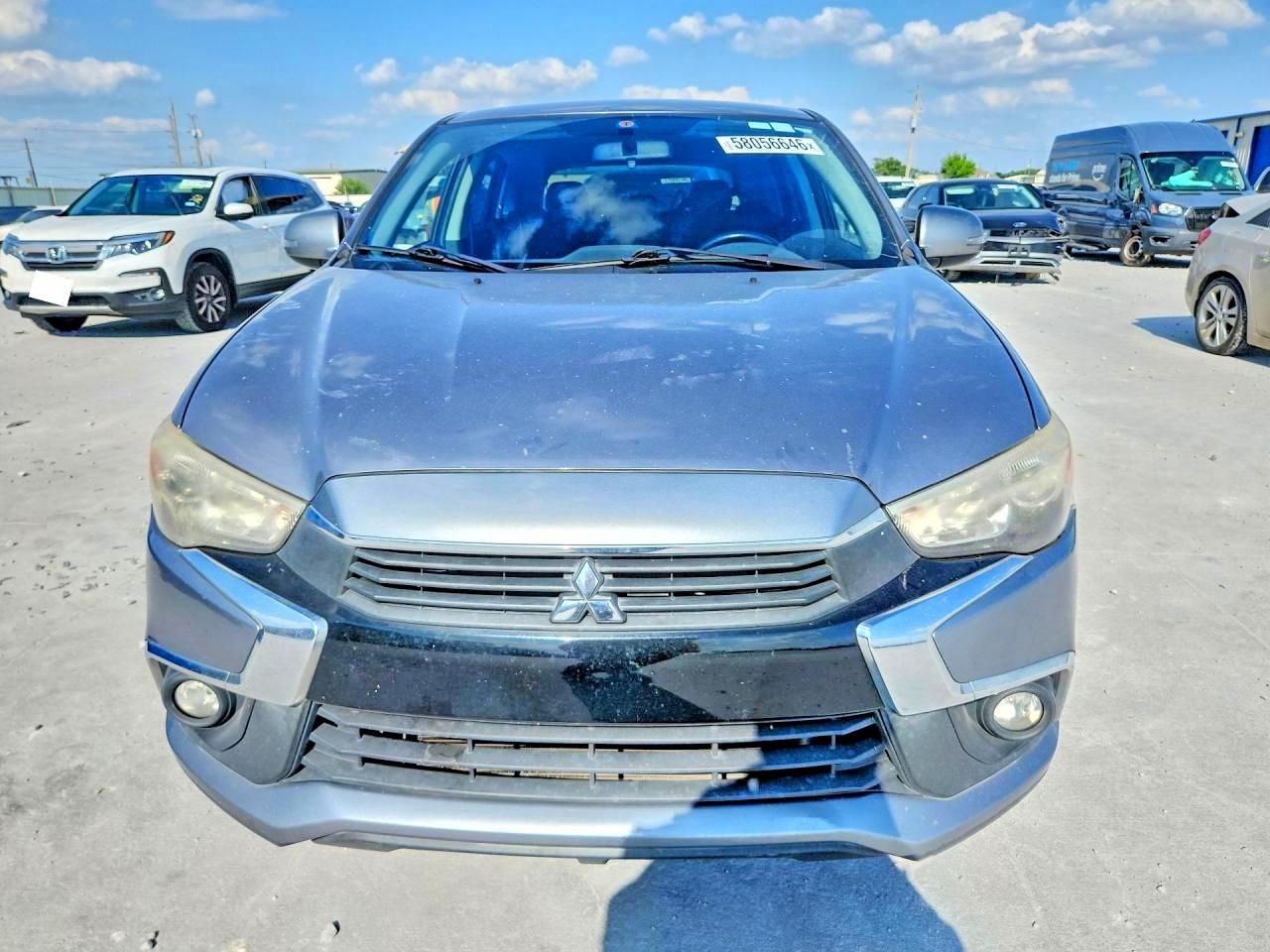 2017 Mitsubishi Outlander Sport Es Gray vin: JA4AP3AW0HZ025728