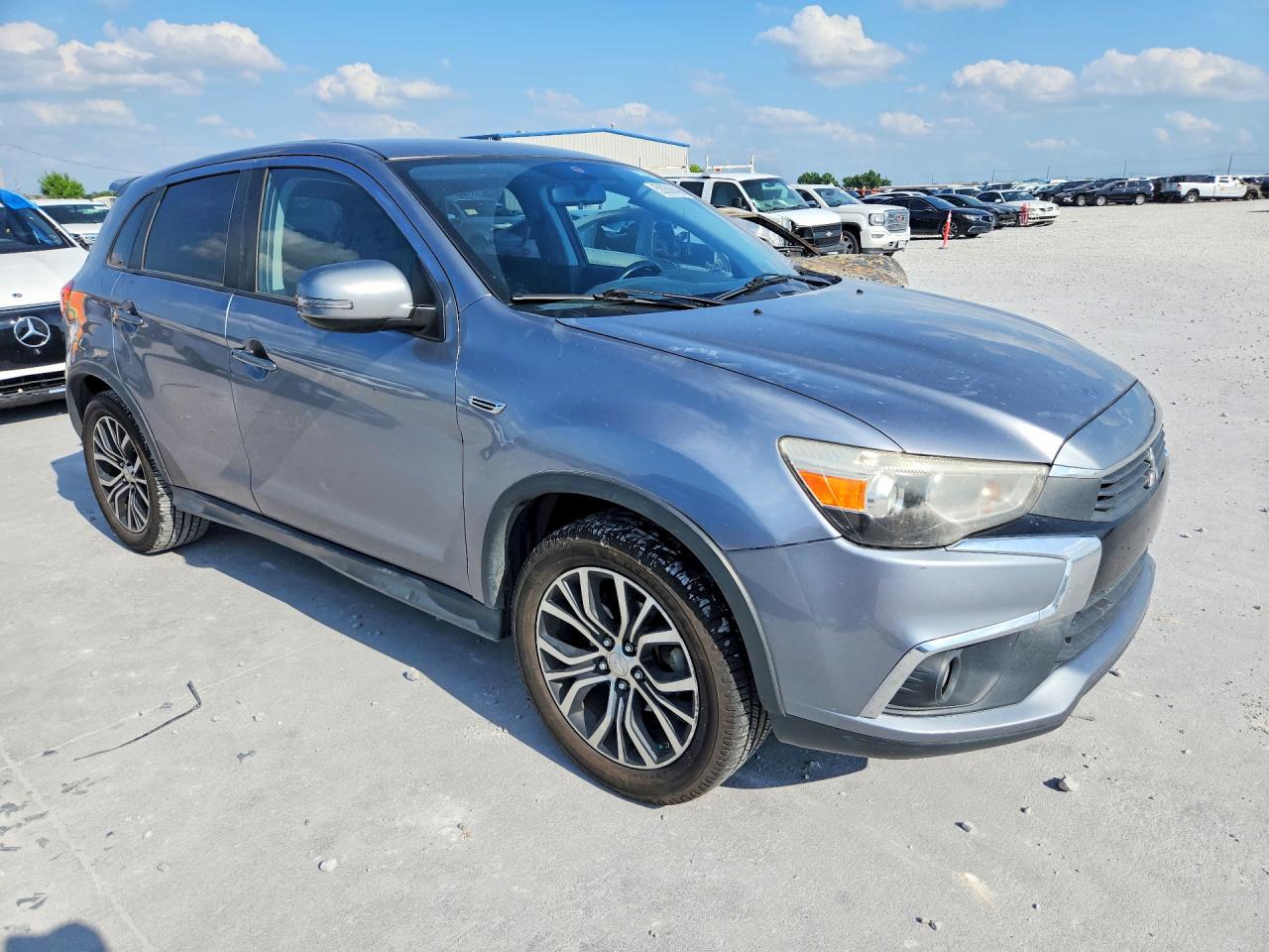 2017 Mitsubishi Outlander Sport Es Gray vin: JA4AP3AW0HZ025728