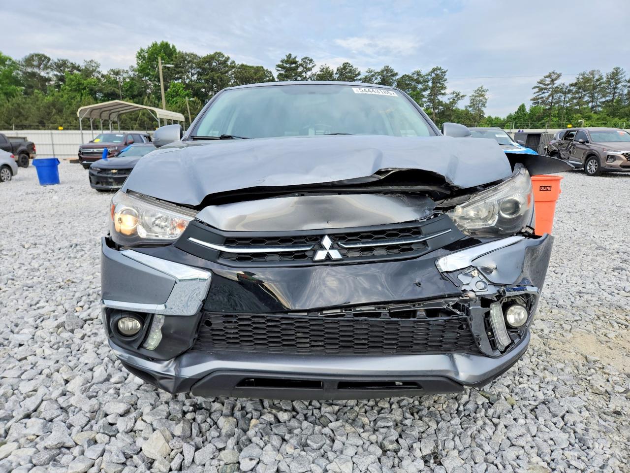 2018 Mitsubishi Outlander Sport Es Gray vin: JA4AP3AW1JZ036694