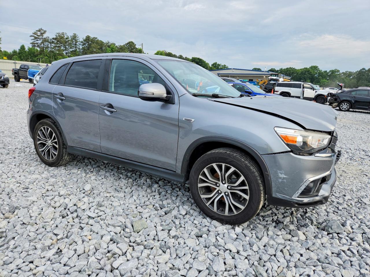 2018 Mitsubishi Outlander Sport Es Gray vin: JA4AP3AW1JZ036694