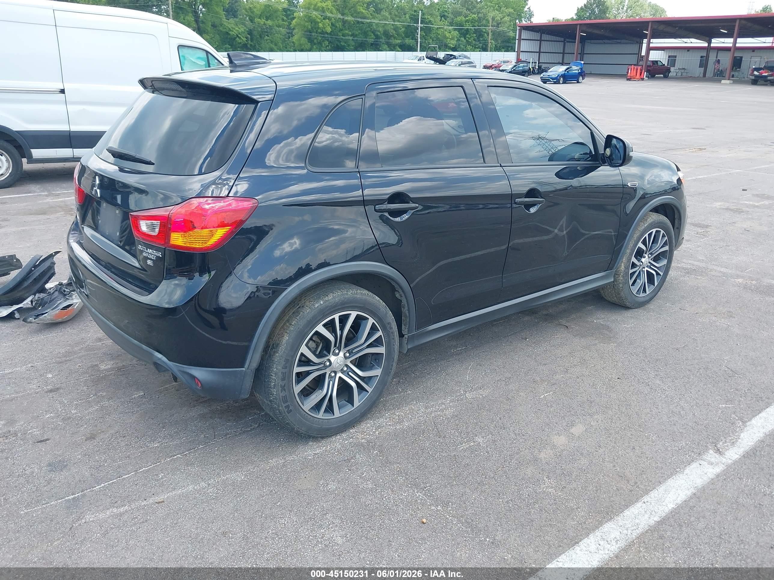2017 Mitsubishi Outlander Sport 2.4 Se Black vin: JA4AP3AW5HZ071040