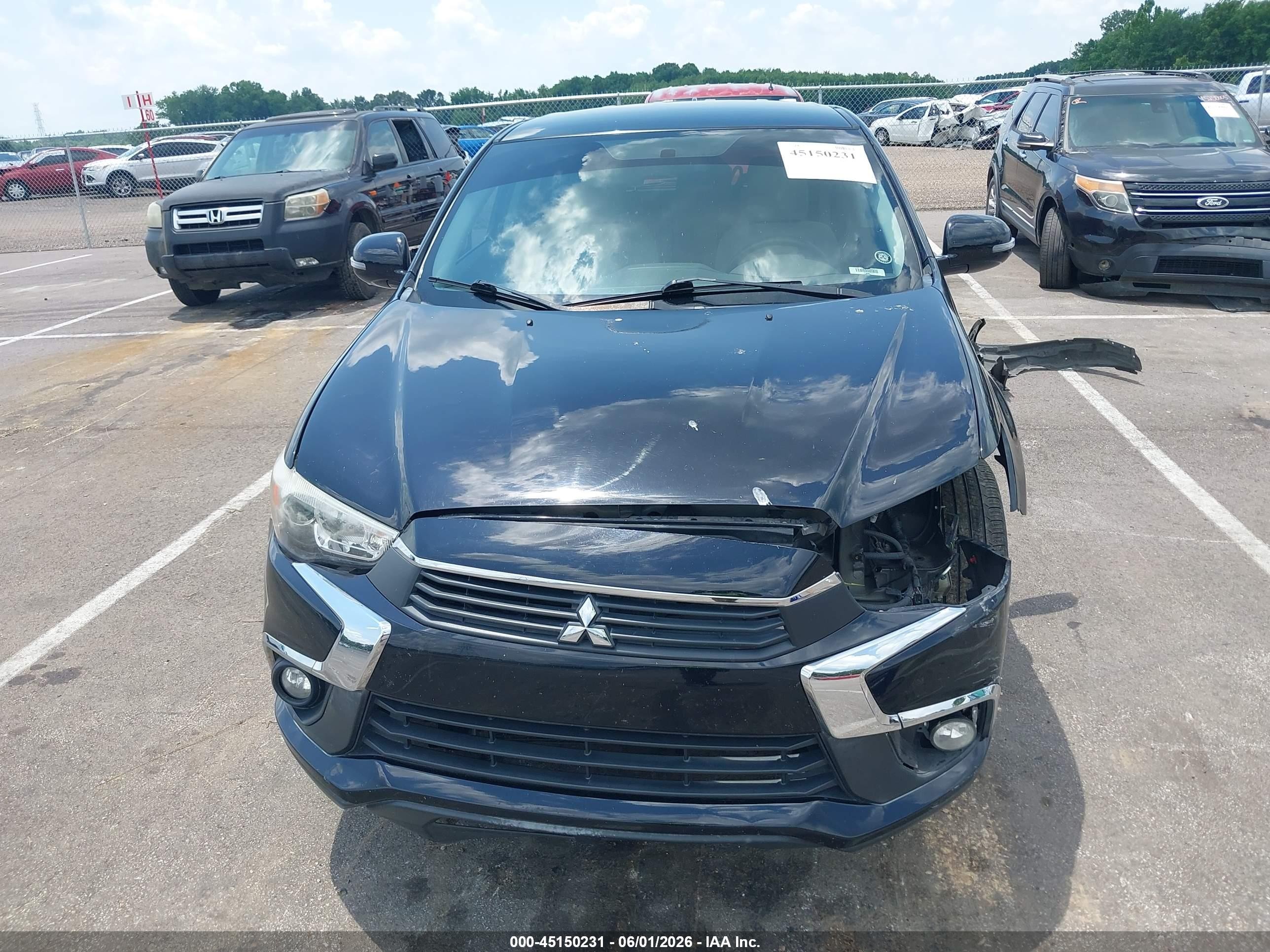 2017 Mitsubishi Outlander Sport 2.4 Se Black vin: JA4AP3AW5HZ071040