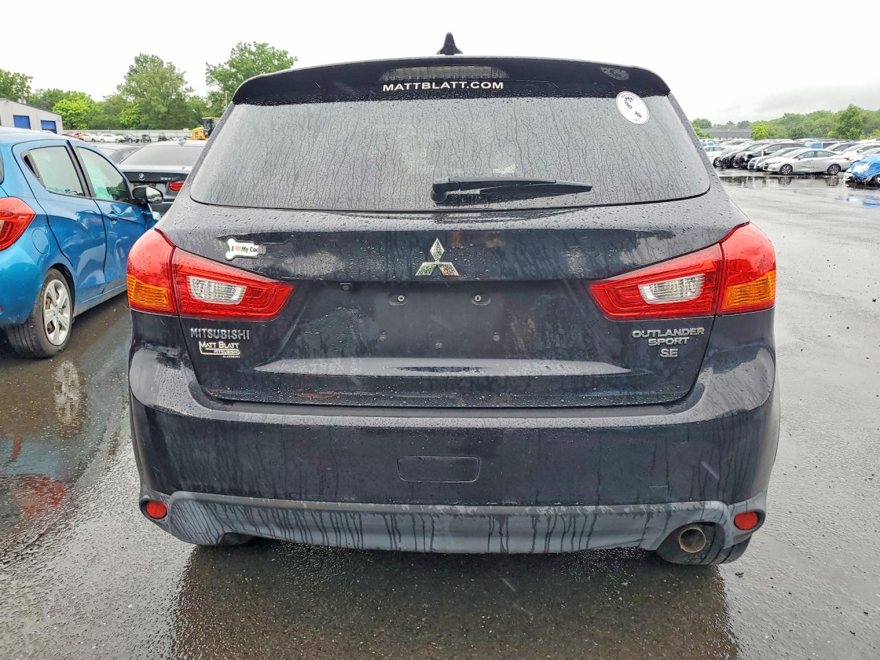 2017 Mitsubishi Outlander Sport Es Black vin: JA4AP3AW6HZ060127