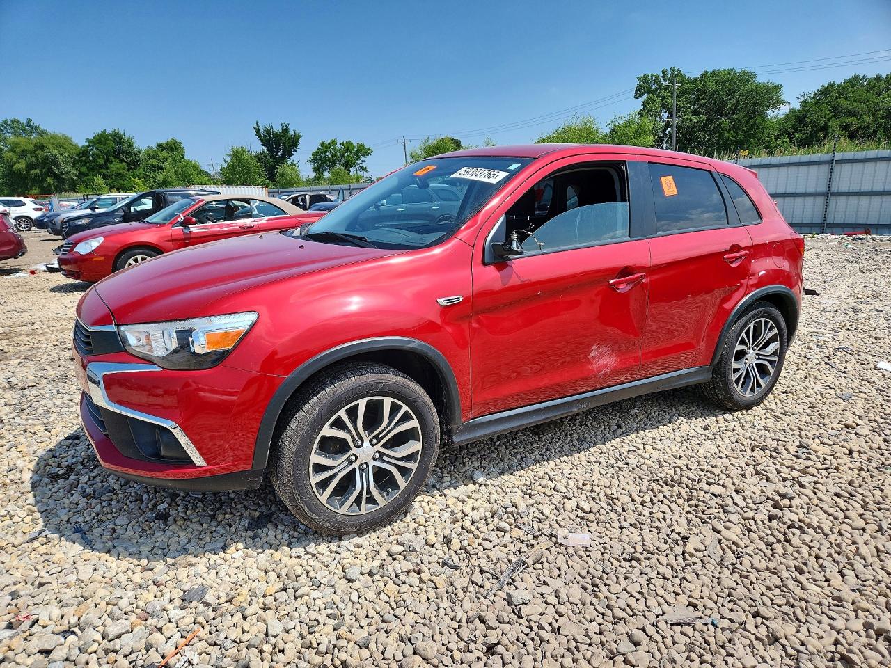 2016 Mitsubishi Outlander Sport Es/se Red vin: JA4AP3AWXGZ059643