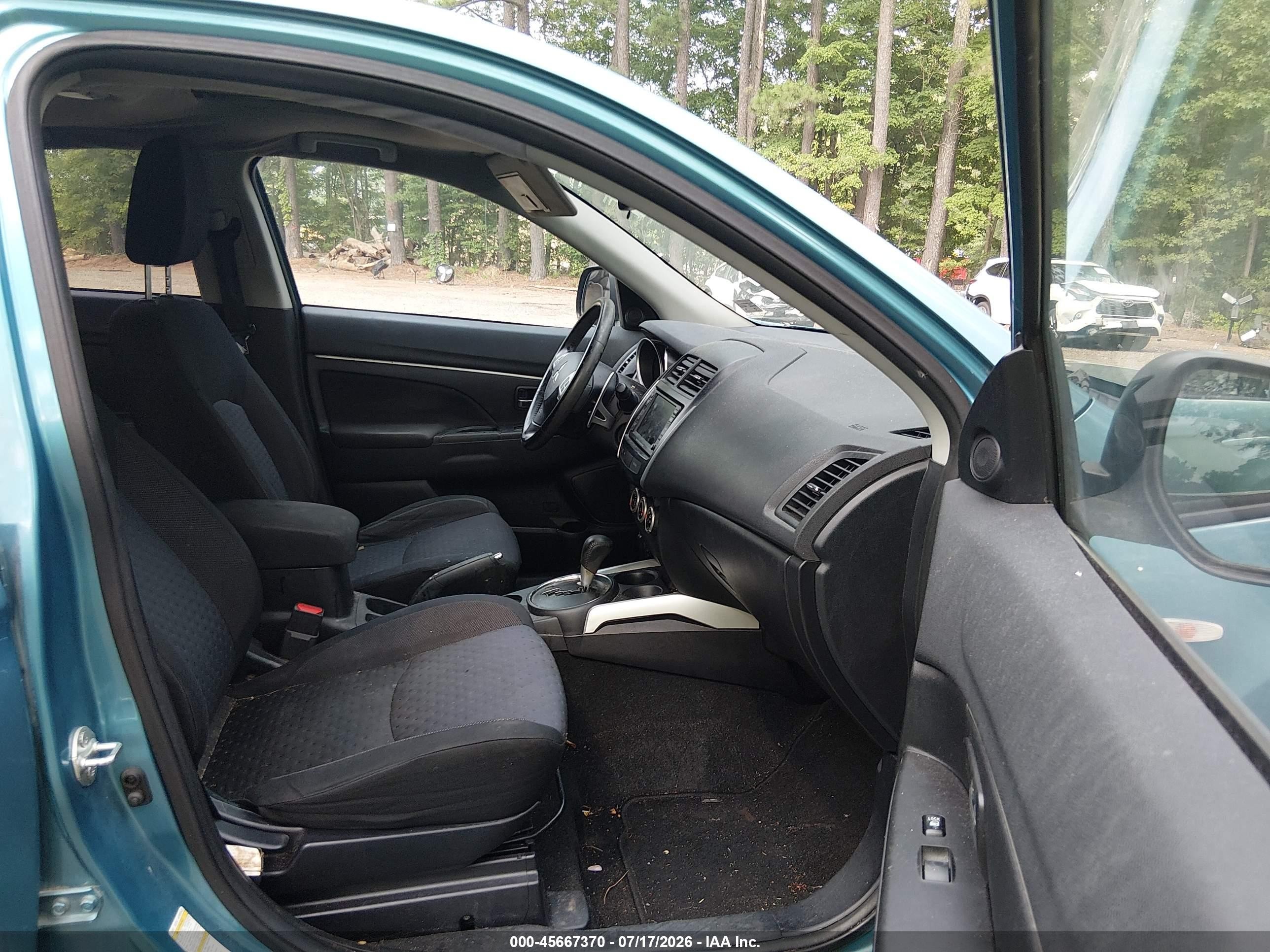 2011 Mitsubishi Outlander Sport Se Синий vin: JA4AP4AU0BZ003711