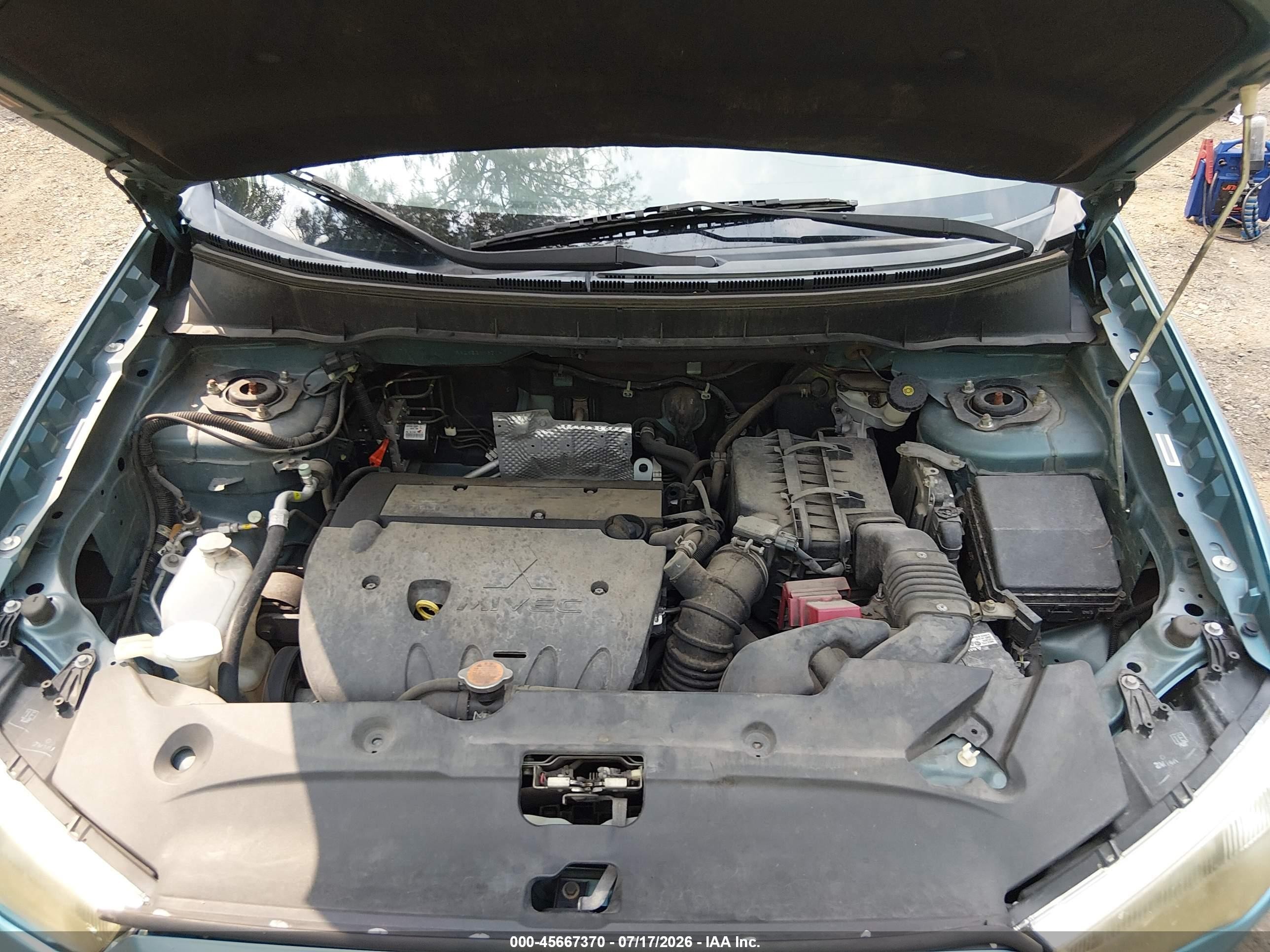 2011 Mitsubishi Outlander Sport Se Синий vin: JA4AP4AU0BZ003711
