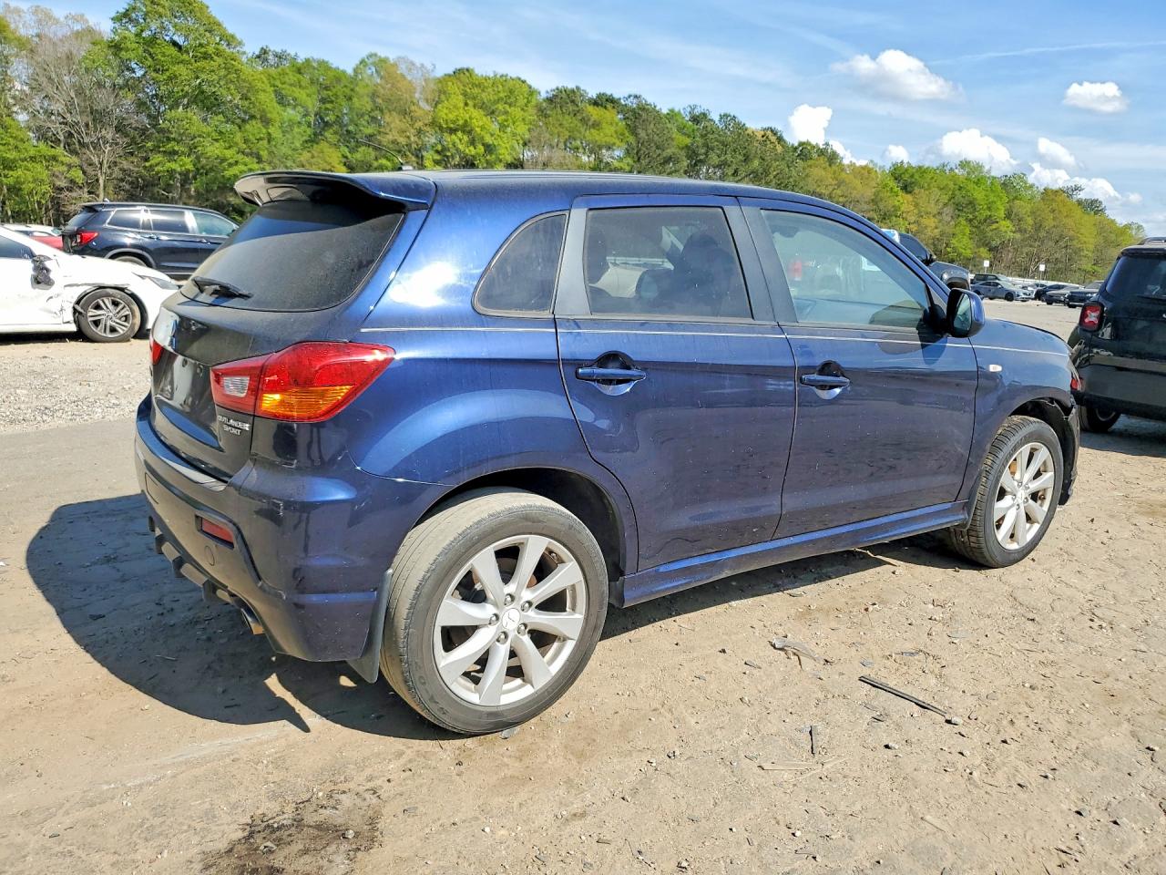 2012 Mitsubishi Outlander Sport Se Blue vin: JA4AP4AU0CZ004357