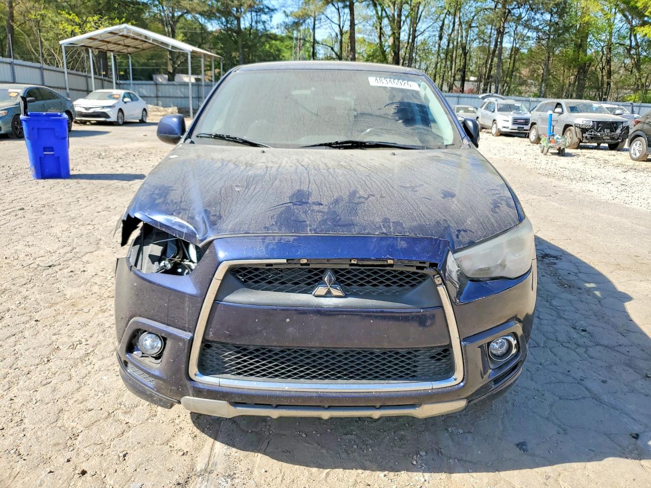 2012 Mitsubishi Outlander Sport Se Blue vin: JA4AP4AU0CZ004357