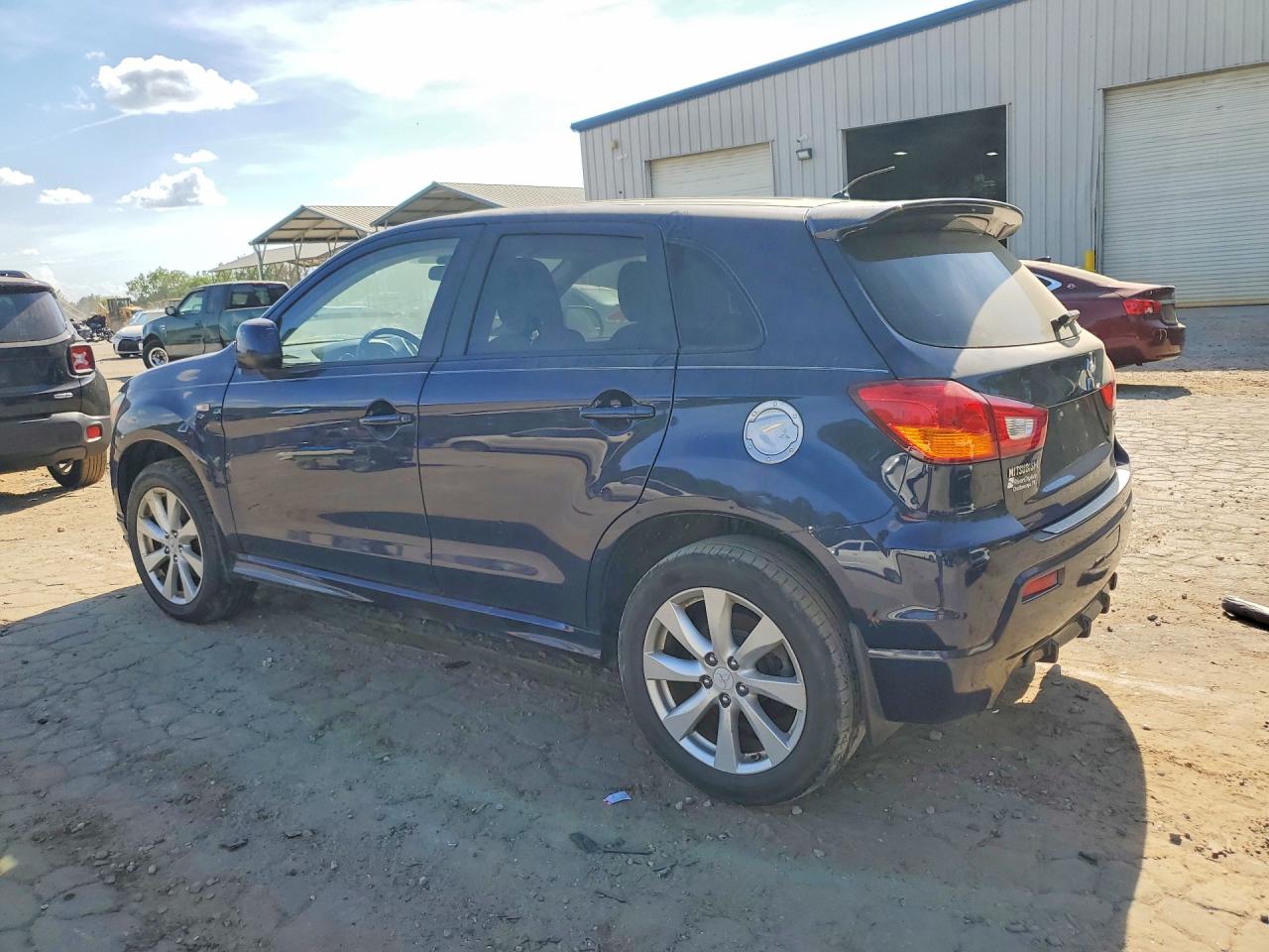 2012 Mitsubishi Outlander Sport Se Blue vin: JA4AP4AU0CZ004357