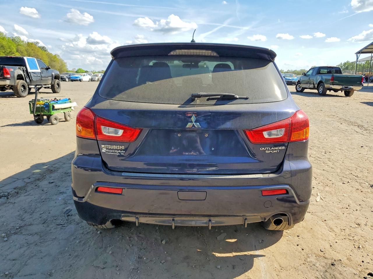 2012 Mitsubishi Outlander Sport Se Blue vin: JA4AP4AU0CZ004357