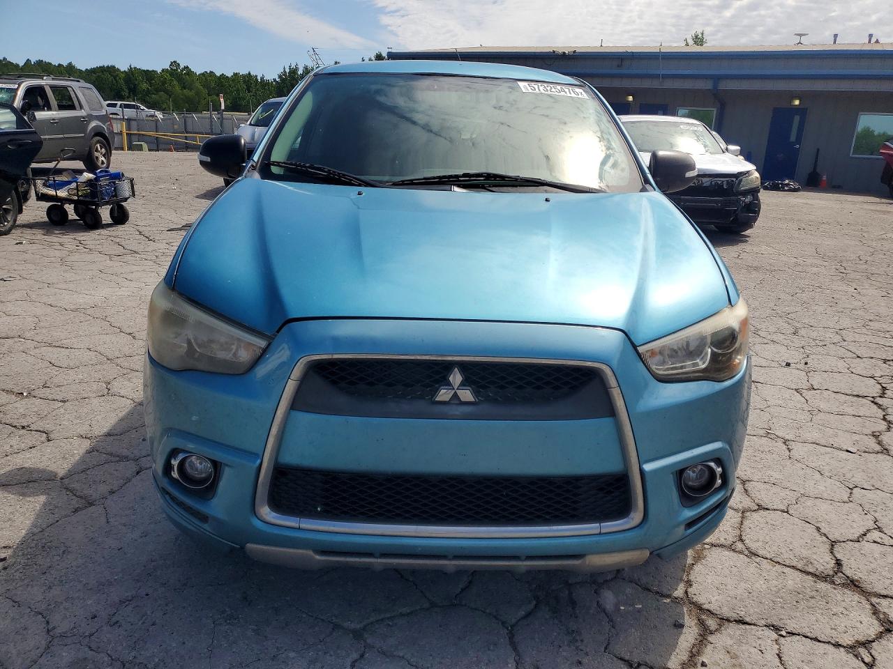 2012 Mitsubishi Outlander Sport Se Blue vin: JA4AP4AU0CZ004682