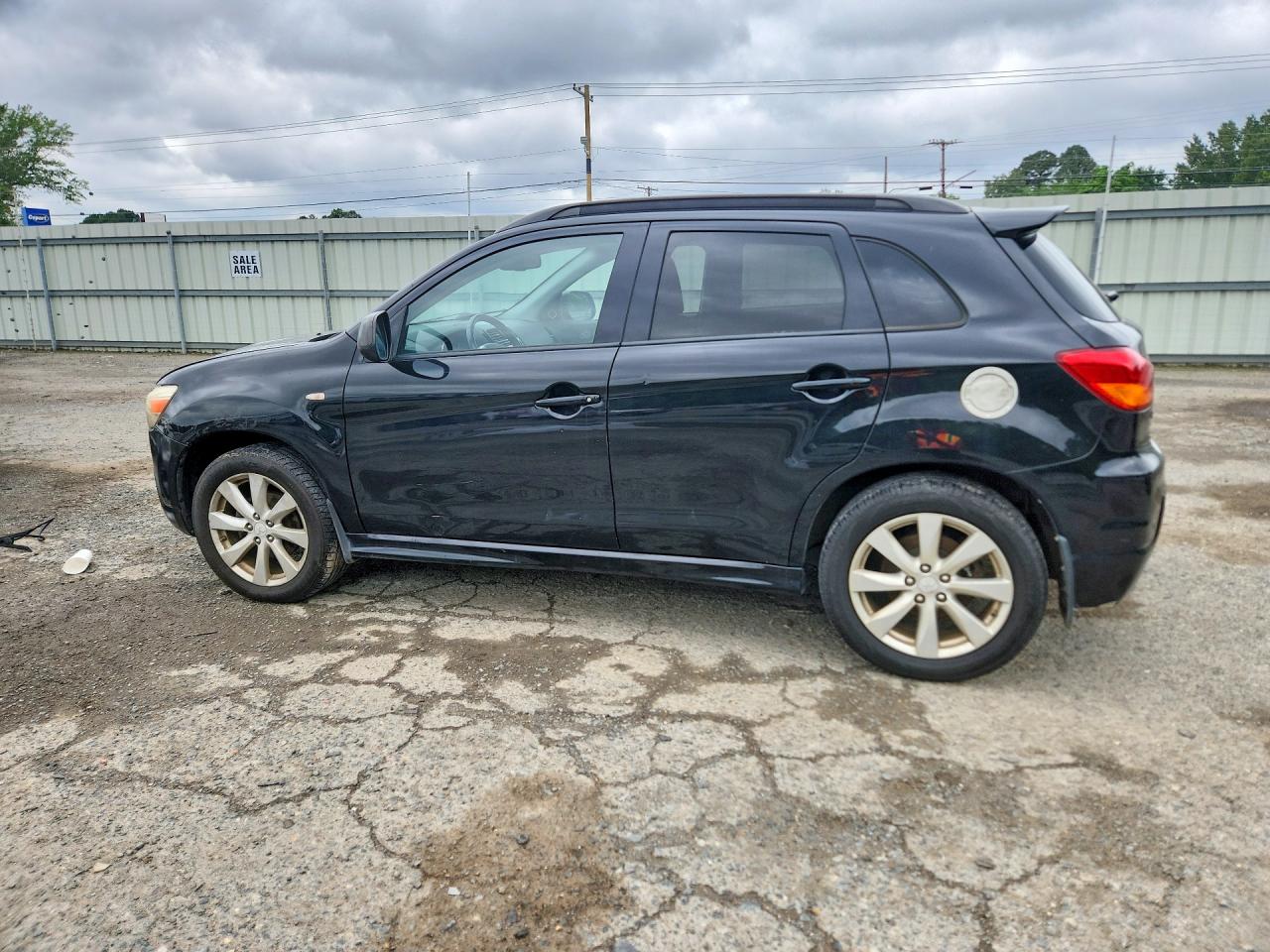 2012 Mitsubishi Outlander Sport Se Черный vin: JA4AP4AU0CZ008926