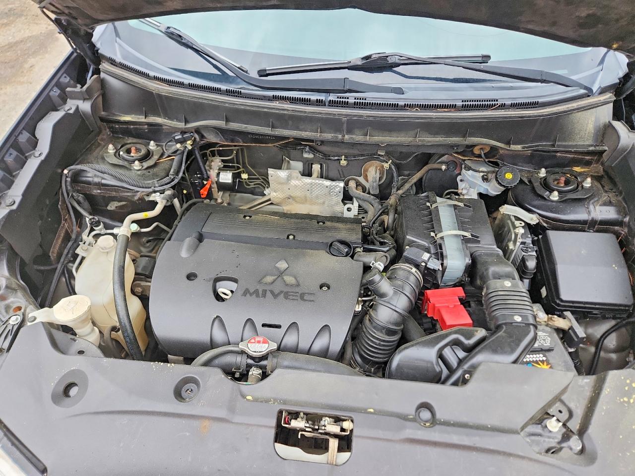 2012 Mitsubishi Outlander Sport Se Черный vin: JA4AP4AU0CZ008926