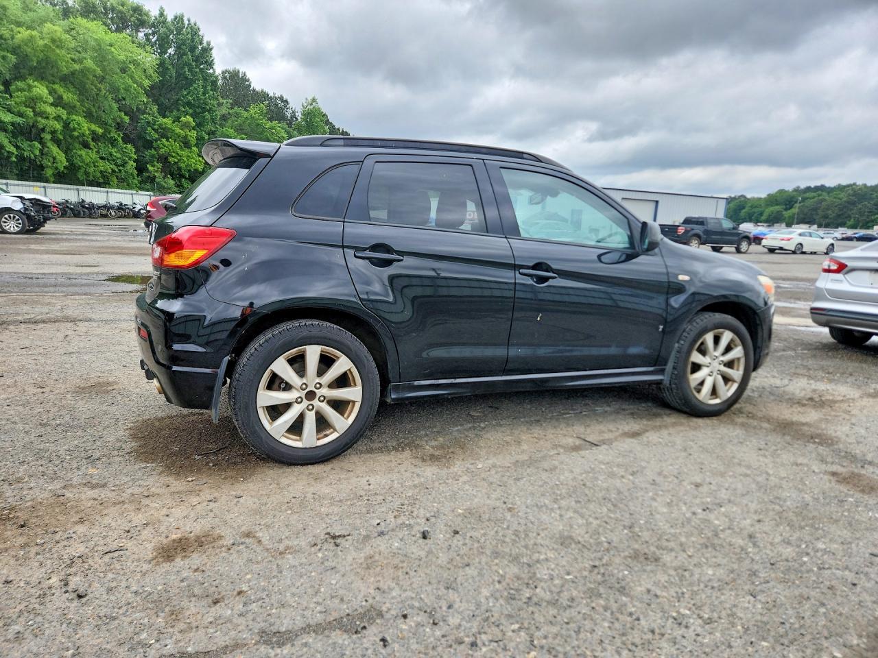 2012 Mitsubishi Outlander Sport Se Черный vin: JA4AP4AU0CZ008926