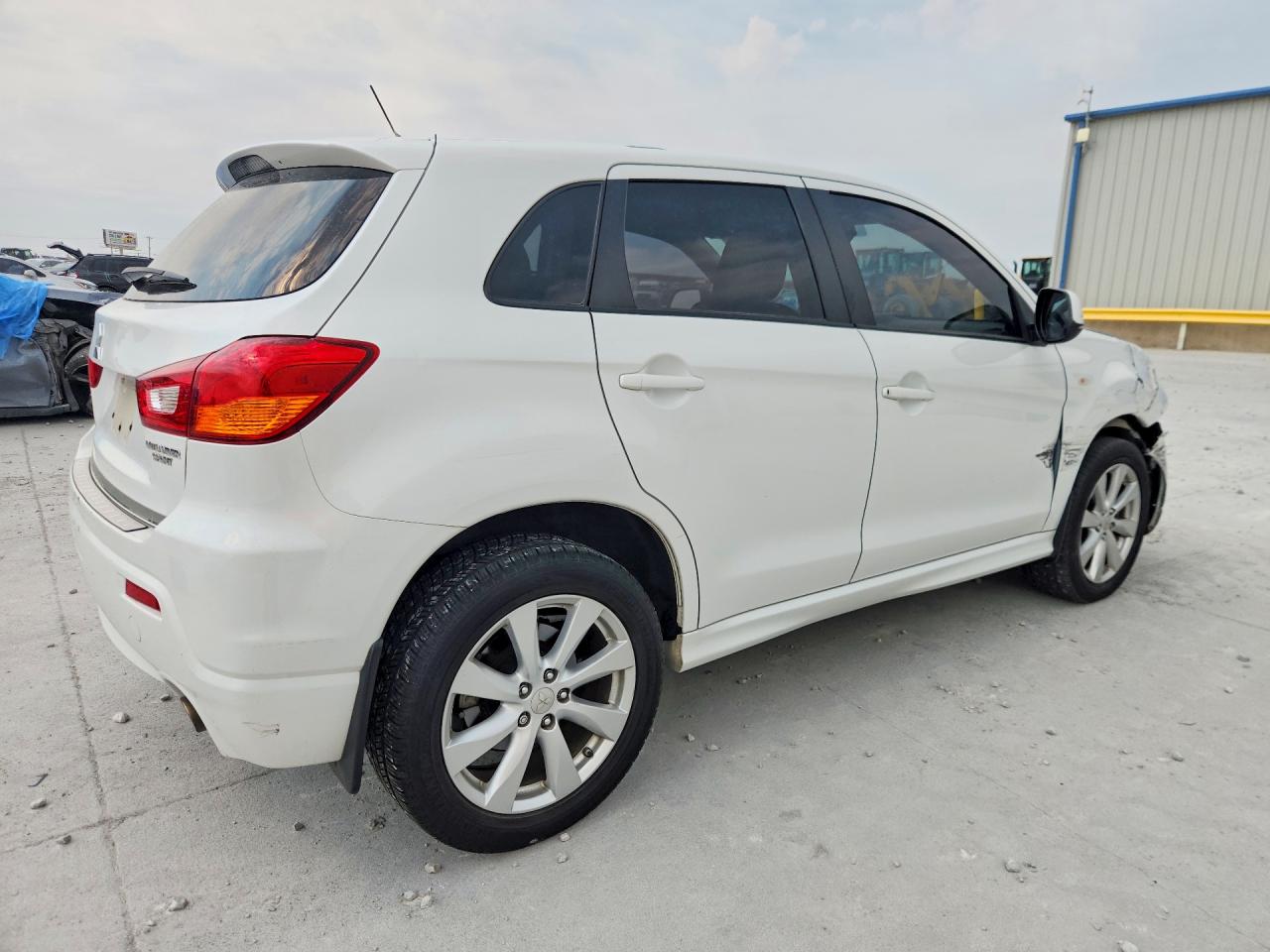 2012 Mitsubishi Outlander Sport Se Белый vin: JA4AP4AU1CZ003590