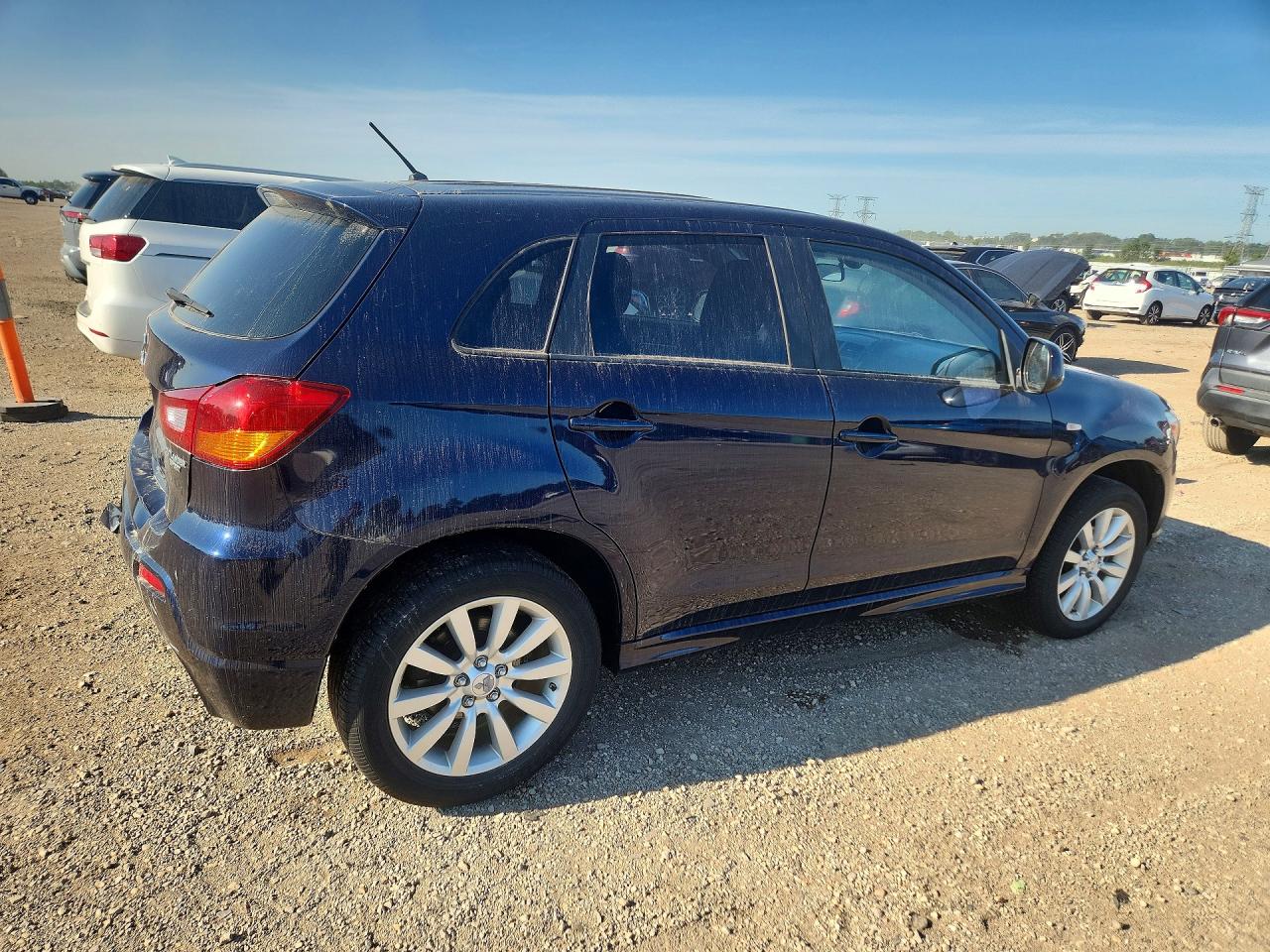 2011 Mitsubishi Outlander Sport Se Синий vin: JA4AP4AU2BZ014130