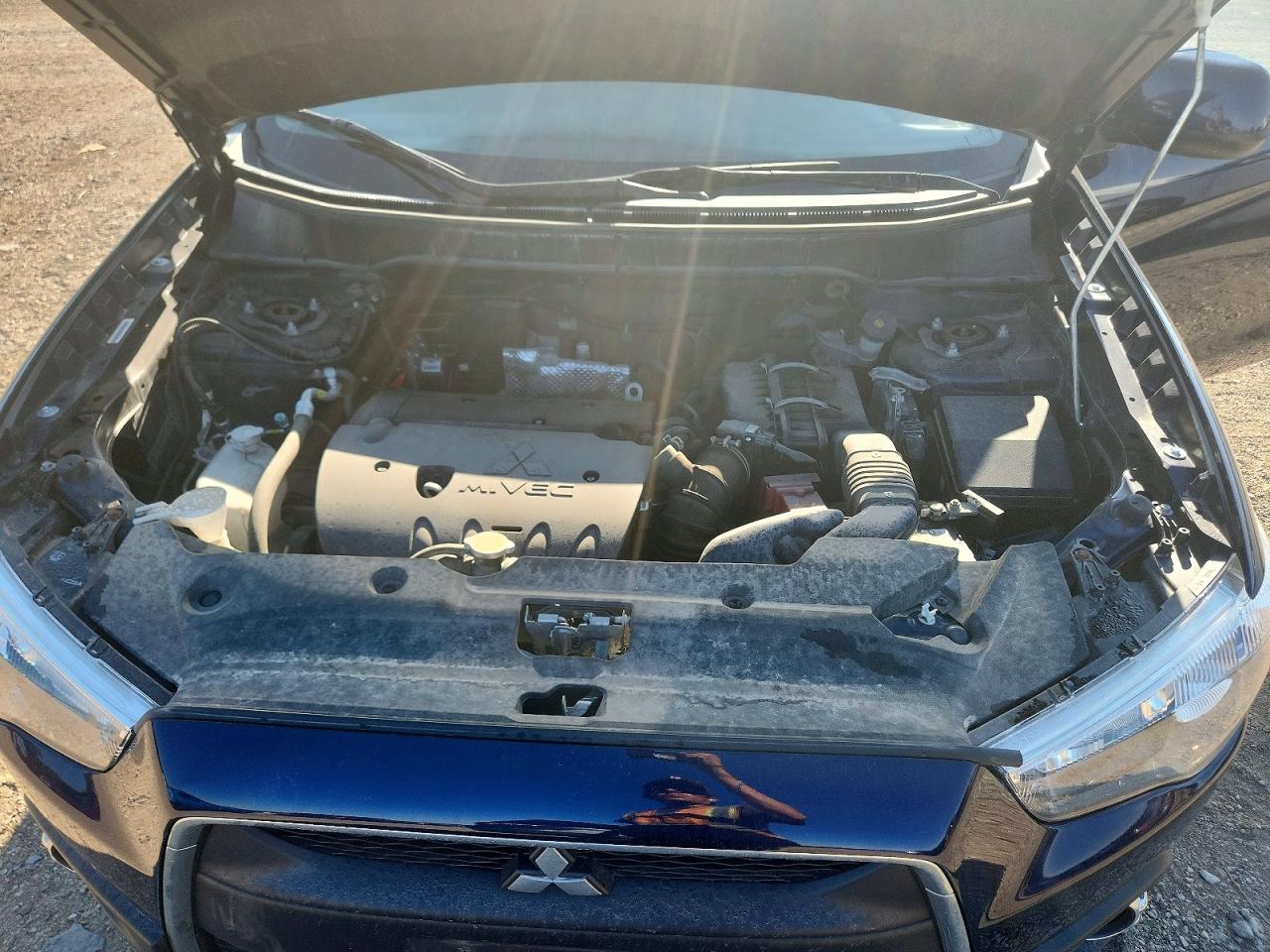 2011 Mitsubishi Outlander Sport Se Синий vin: JA4AP4AU2BZ014130