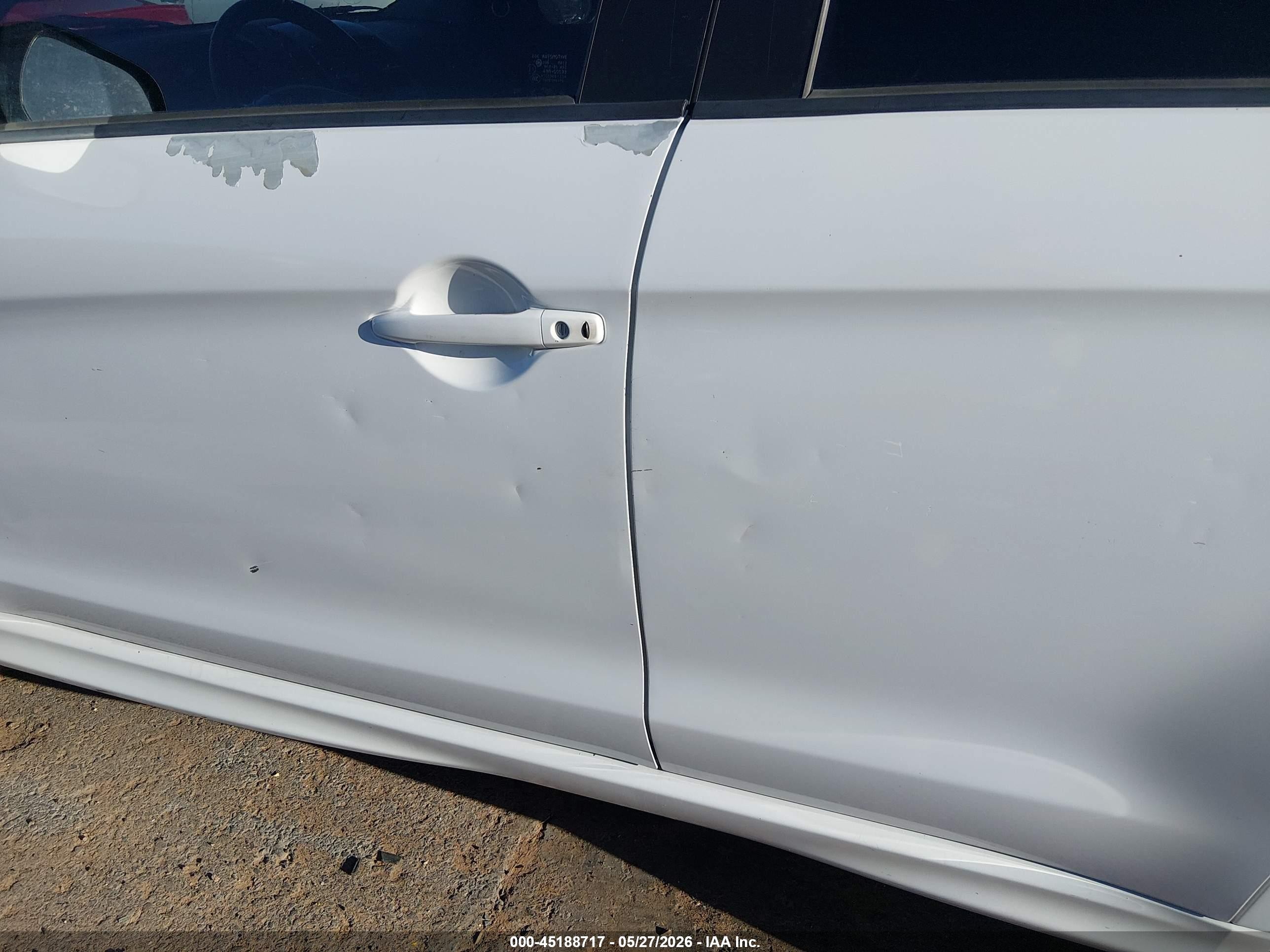 2012 Mitsubishi Outlander Sport Se White vin: JA4AP4AU2CZ011455