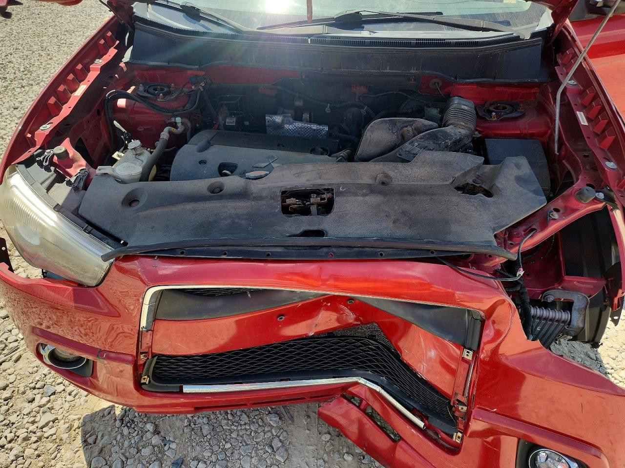 2011 Mitsubishi Outlander Sport Se Red vin: JA4AP4AU3BZ021958
