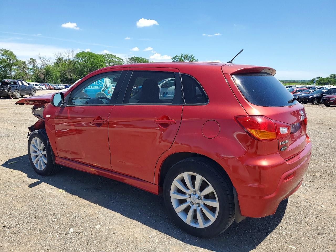 2011 Mitsubishi Outlander Sport Se Red vin: JA4AP4AU4BZ005588