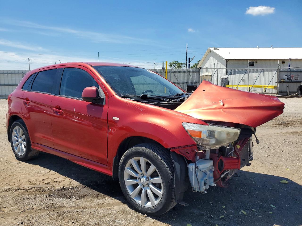 2011 Mitsubishi Outlander Sport Se Red vin: JA4AP4AU4BZ005588