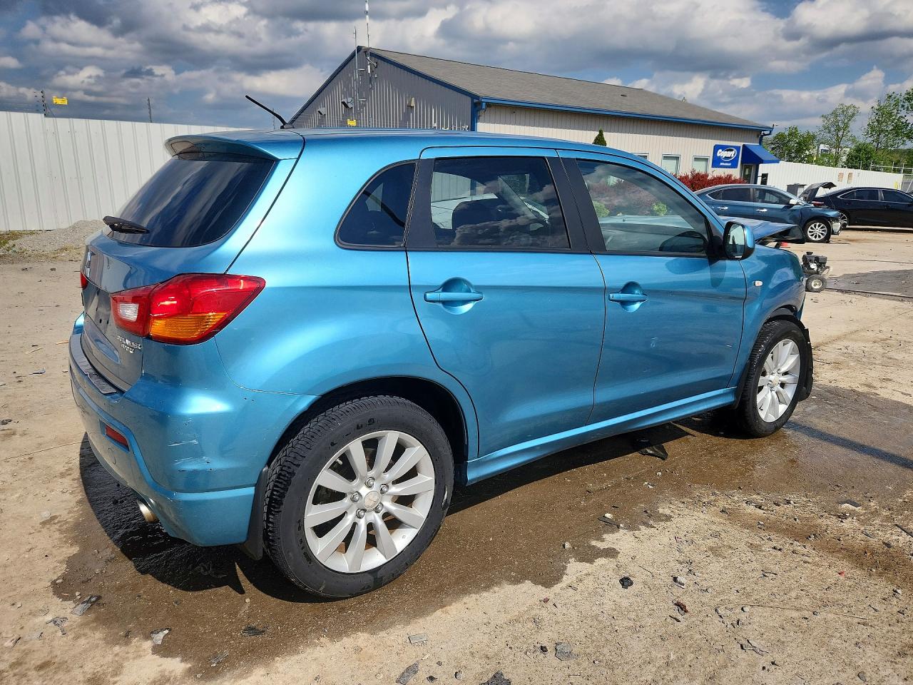 2011 Mitsubishi Outlander Sport Se Blue vin: JA4AP4AU4BZ015280