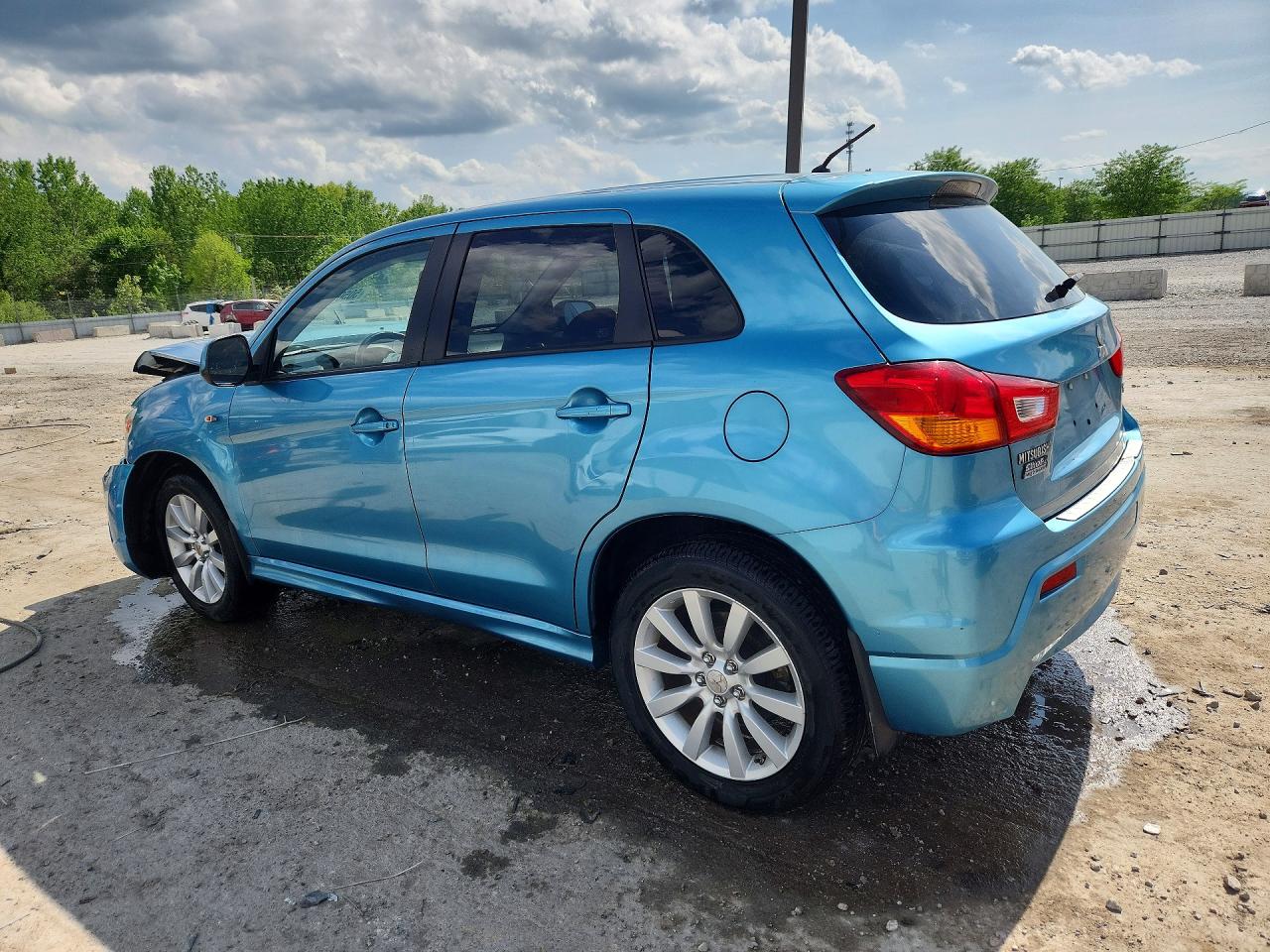 2011 Mitsubishi Outlander Sport Se Blue vin: JA4AP4AU4BZ015280